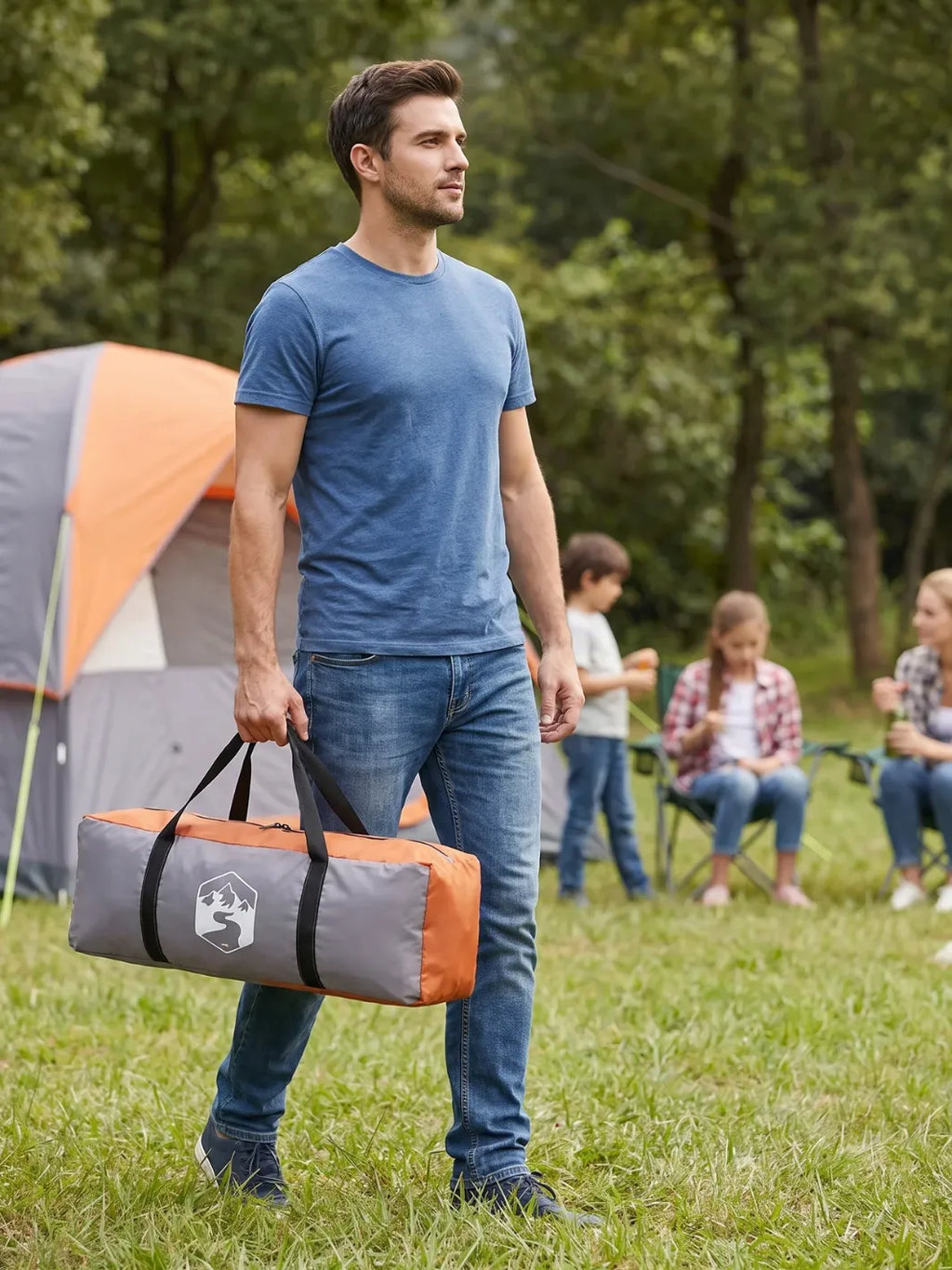 Tente 6 places imperméable | Dormez au sec à 6