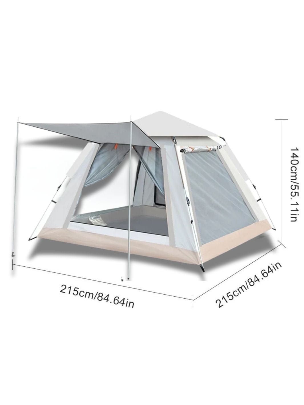 tente automatique 3 places