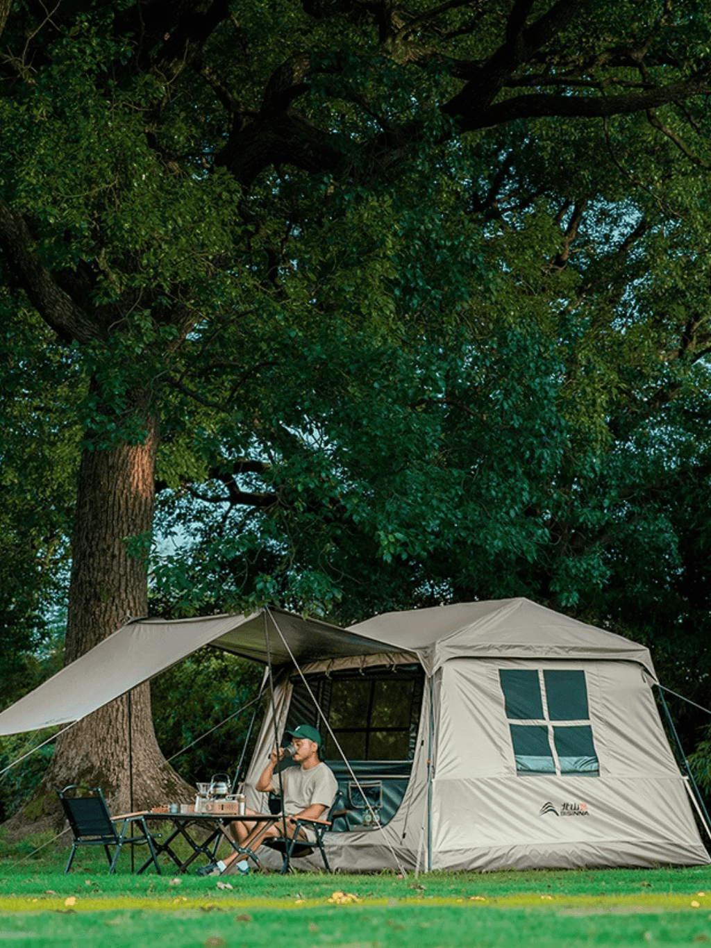 tente automatique 4 places