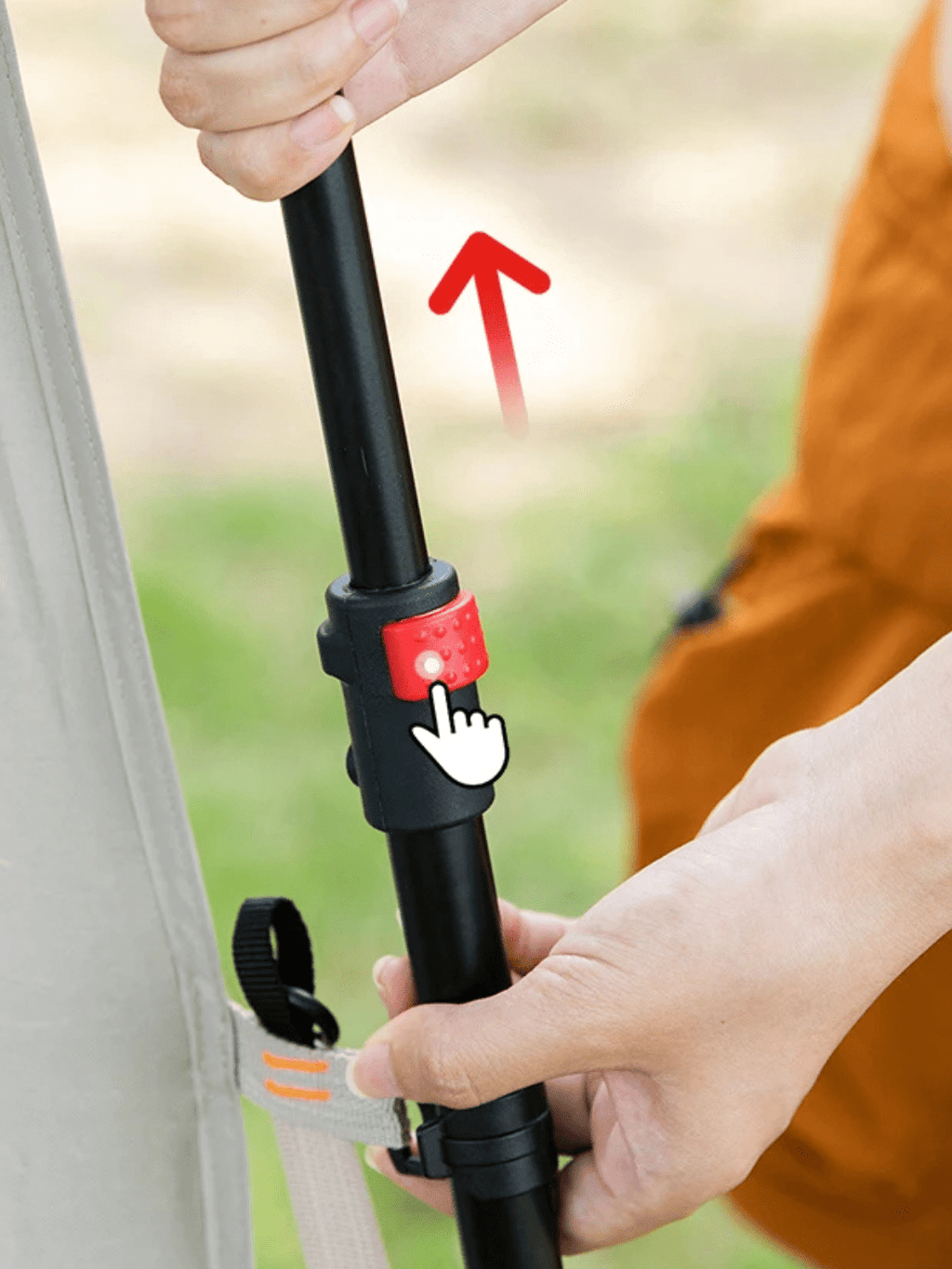 tente automatique 4 places