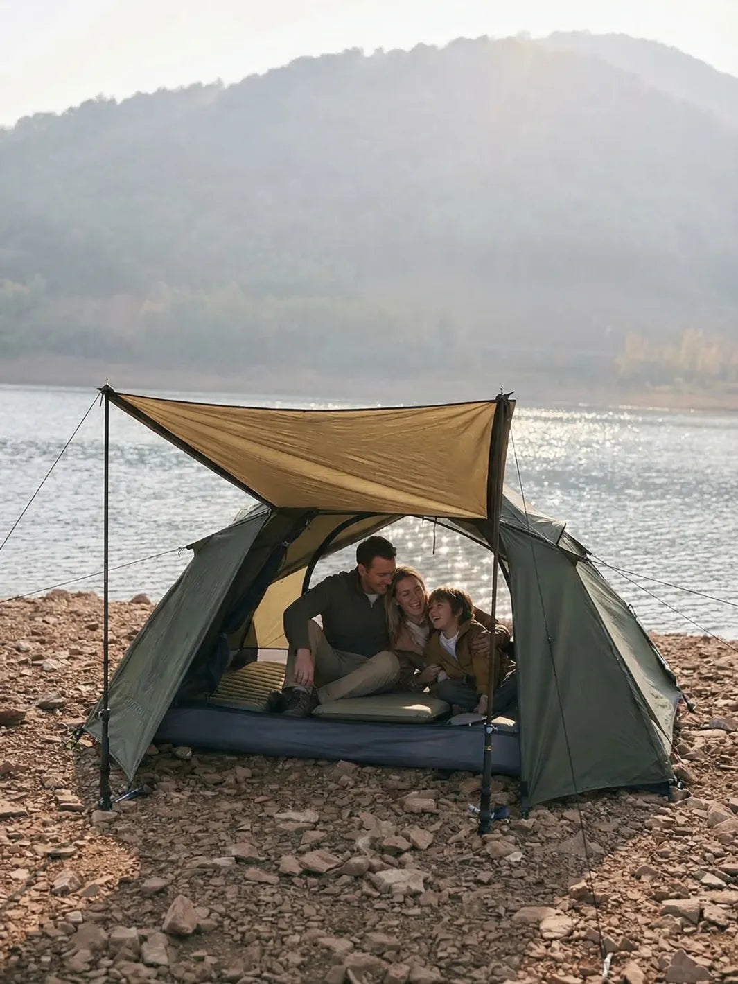 Tente bivouac 3 places | LÉGÈRE 1,8 KG ULTRA-COMPACTE