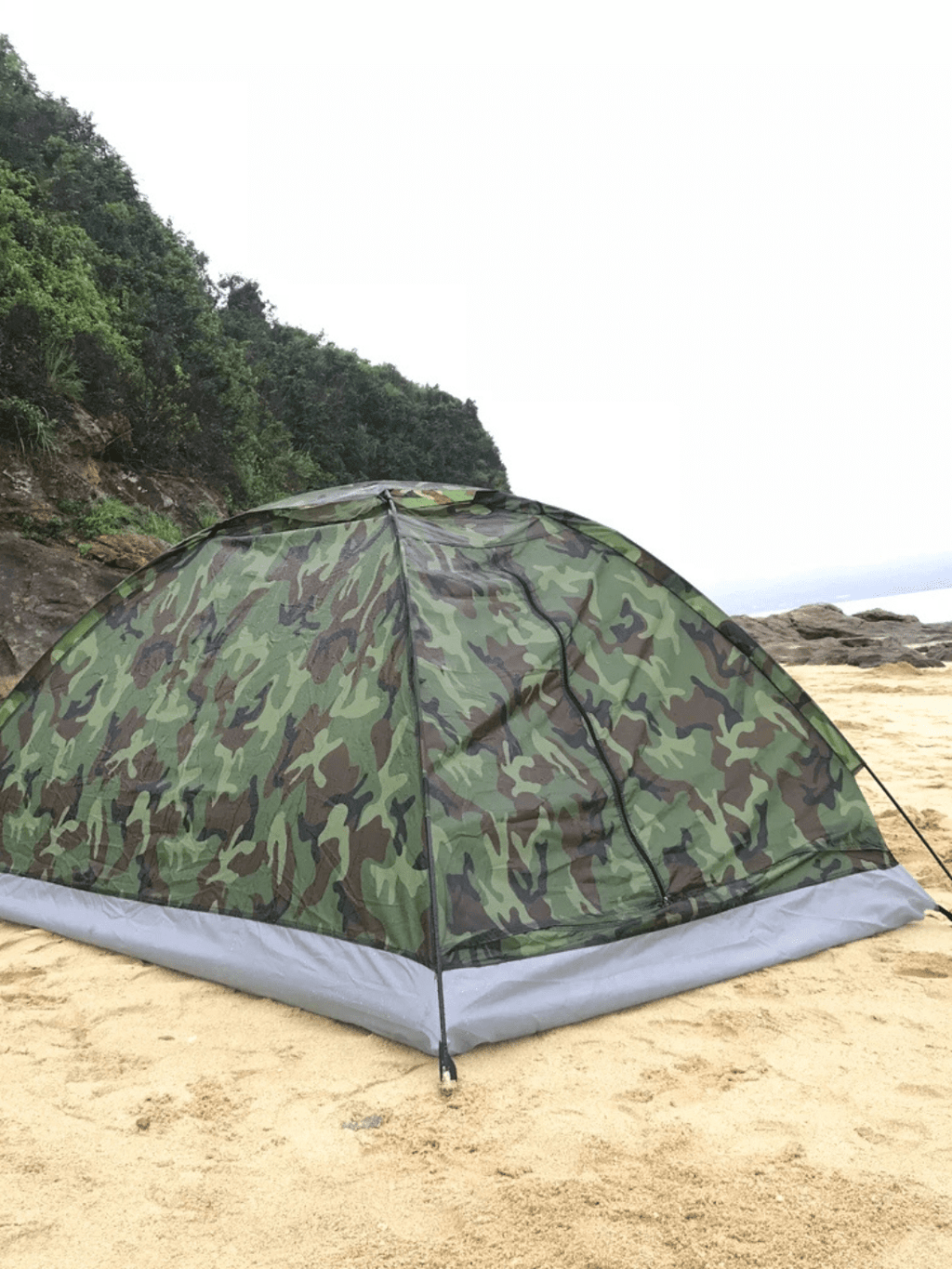 tente camouflage 2 places