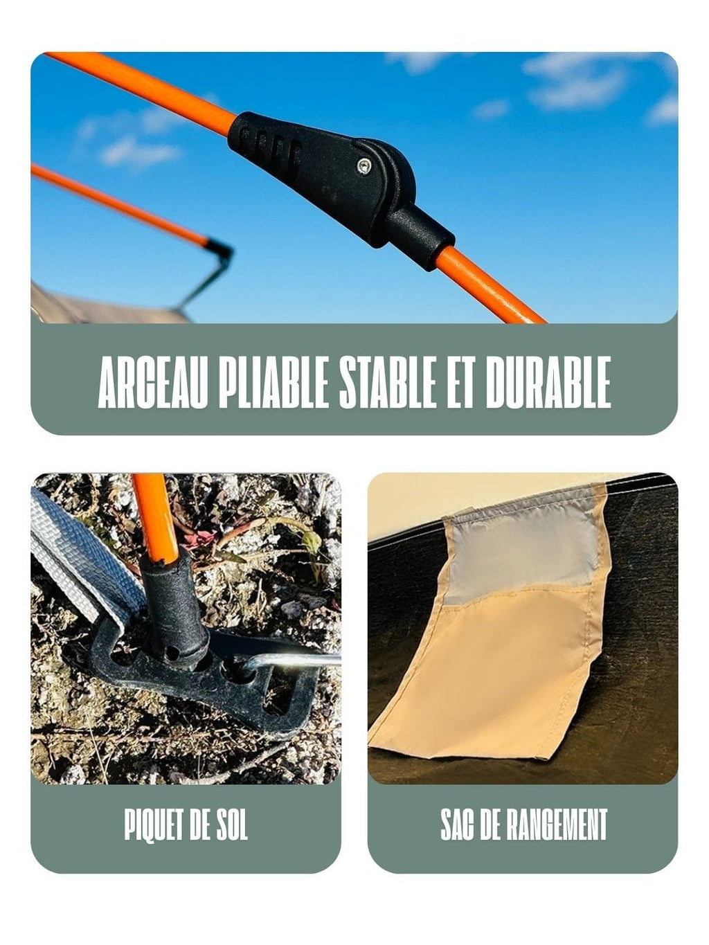 tente camping 4 places 