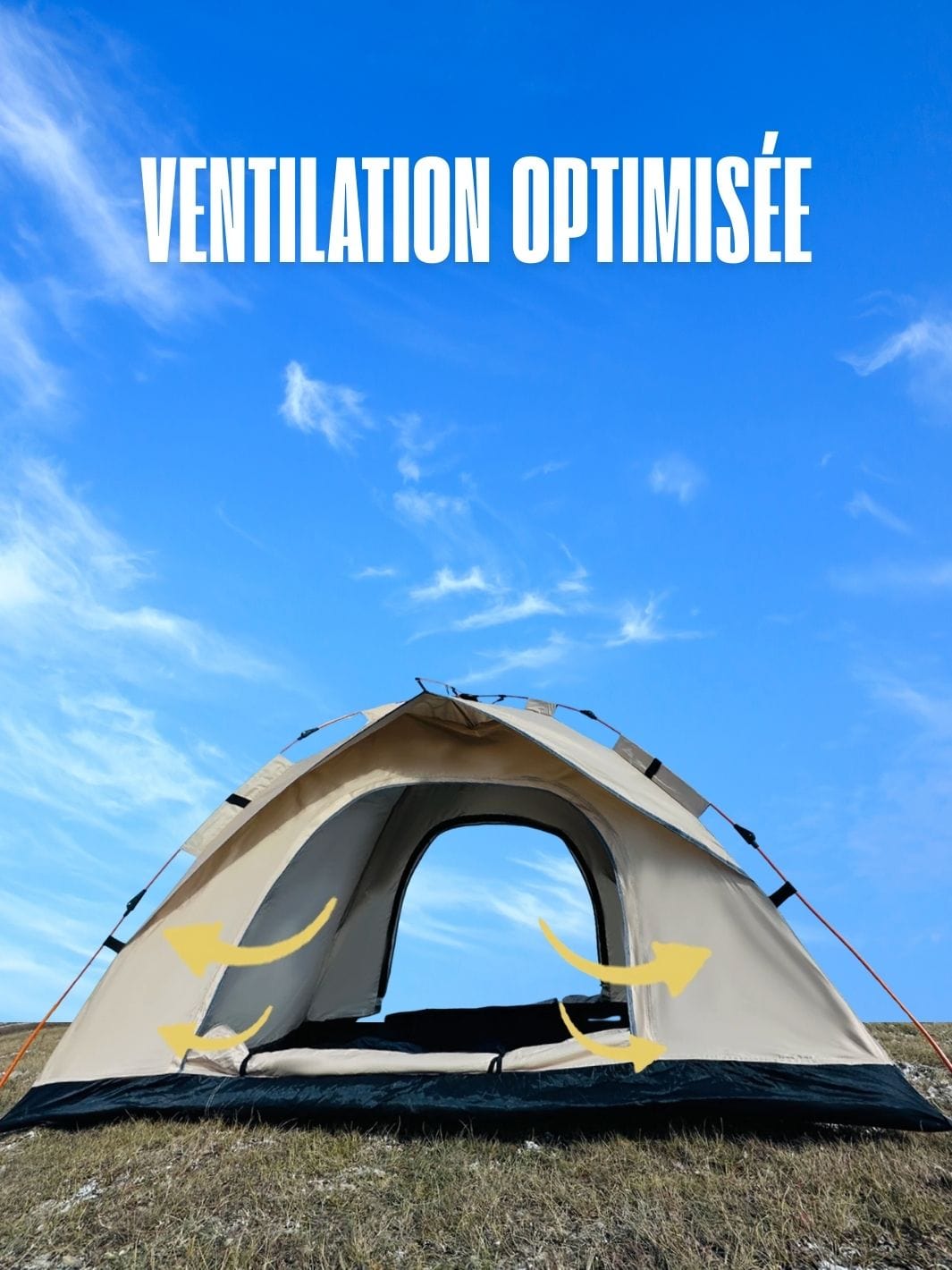 tente camping 4 places 