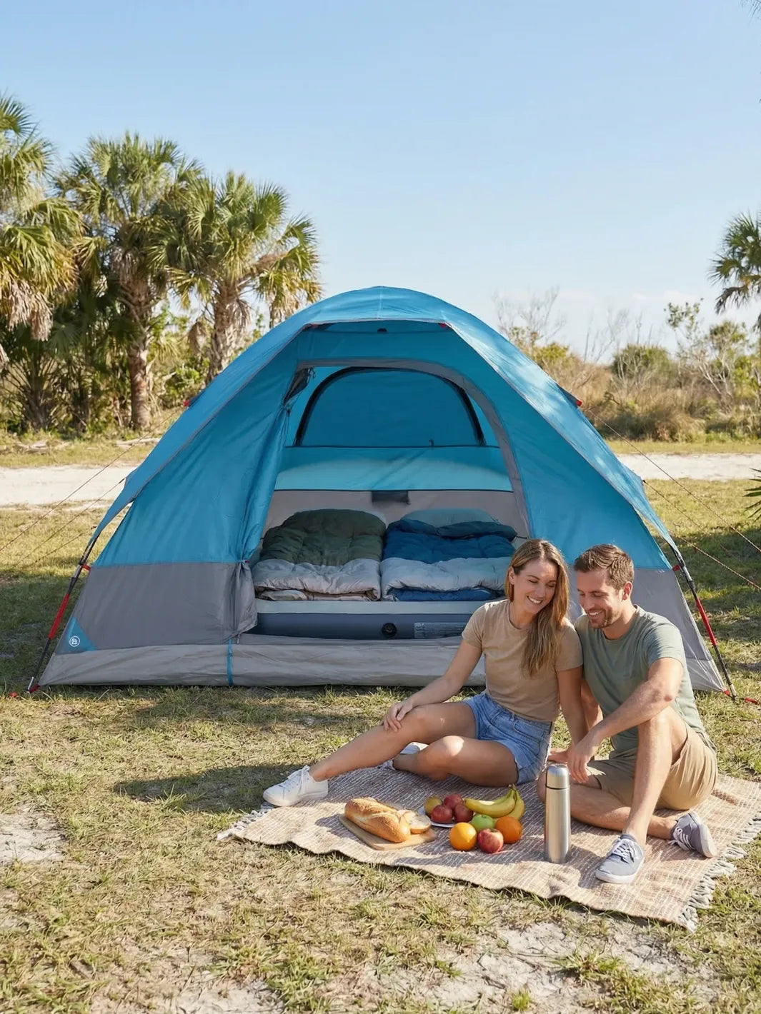 Tente camping dôme