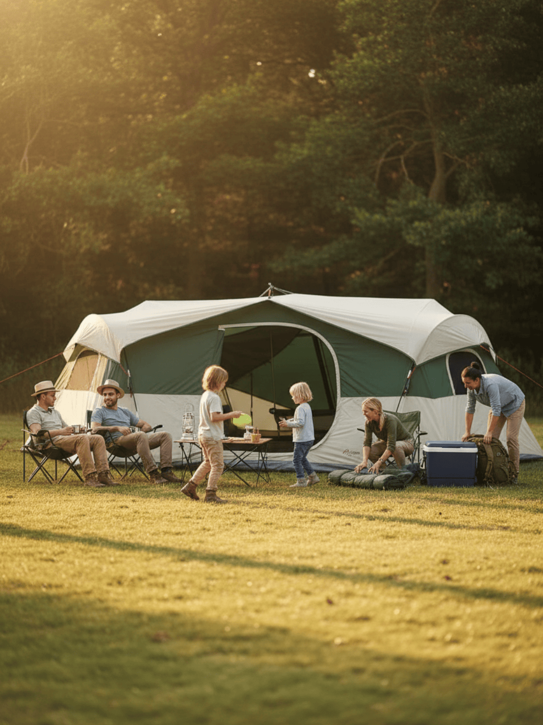 Tente camping familiale 8 personnes | 3 chambres