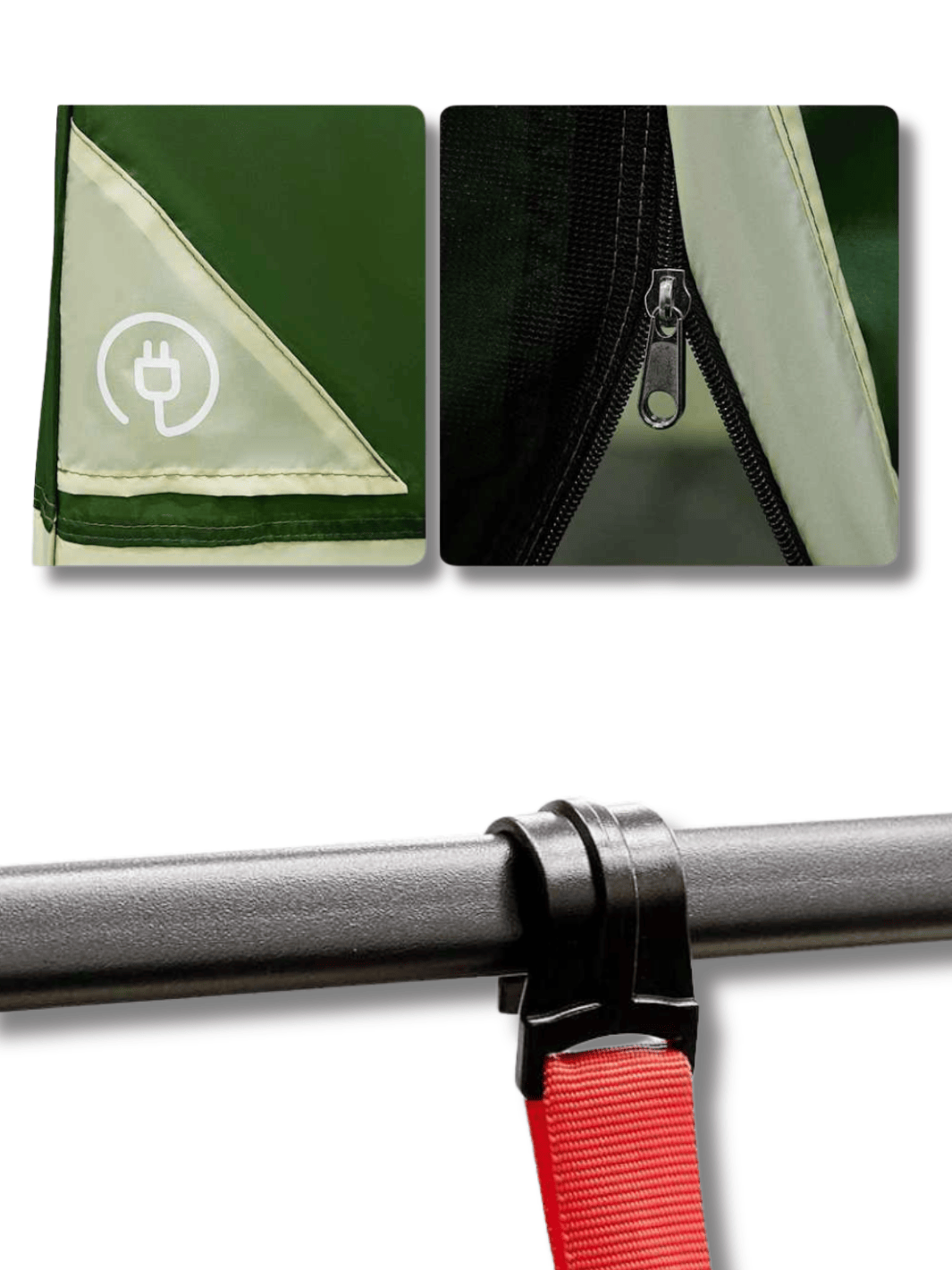 Tente camping familiale 8 personnes | 3 chambres