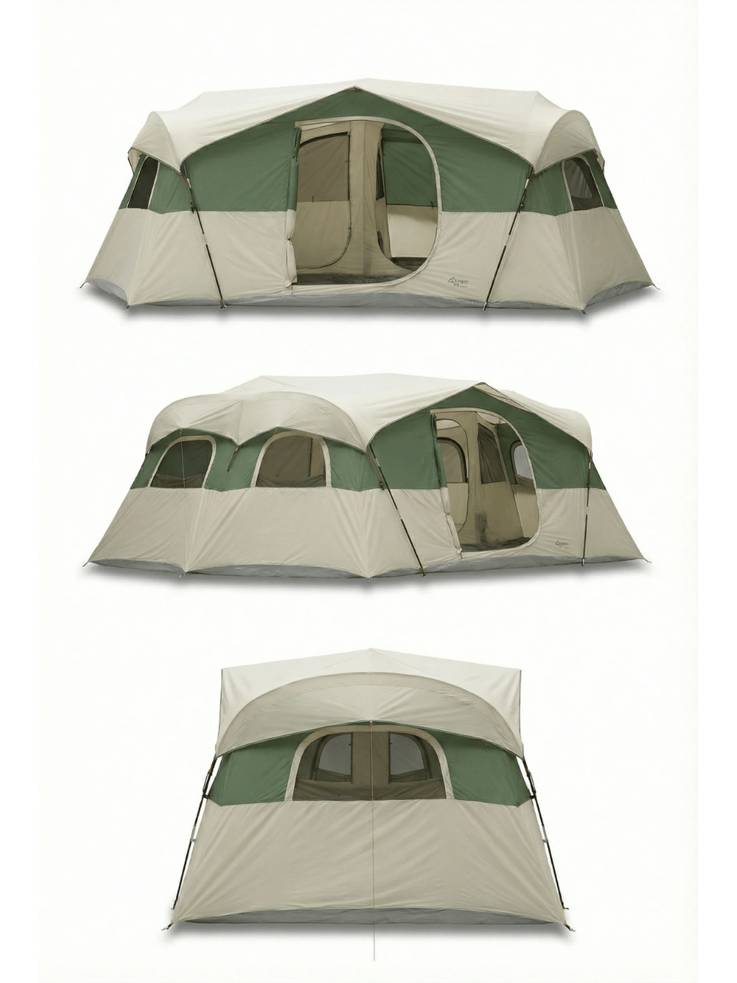 Tente camping familiale 8 personnes | 3 chambres