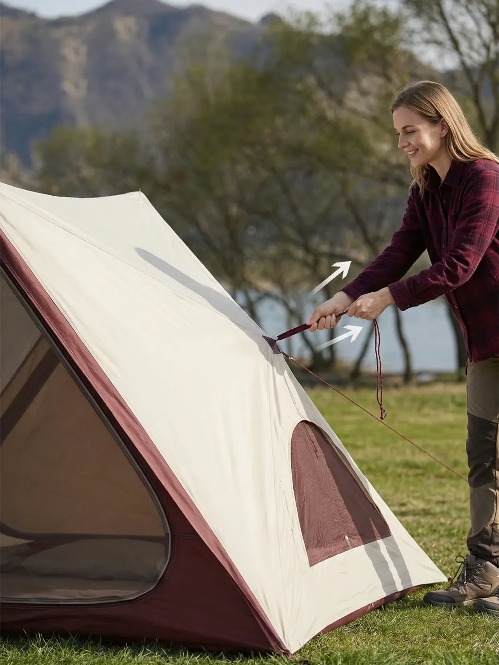 Tente Canadienne 2 Personnes | Montage Ultra Rapide