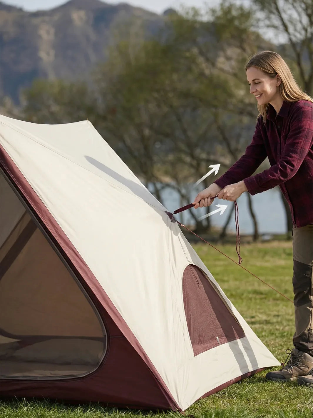 Tente Canadienne 2 Personnes | Montage Ultra Rapide