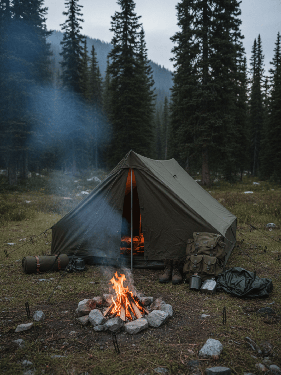 Tente canadienne militaire | Robustesse 4 saisons