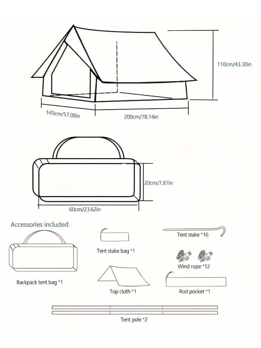 Tente canadienne militaire | Robustesse 4 saisons