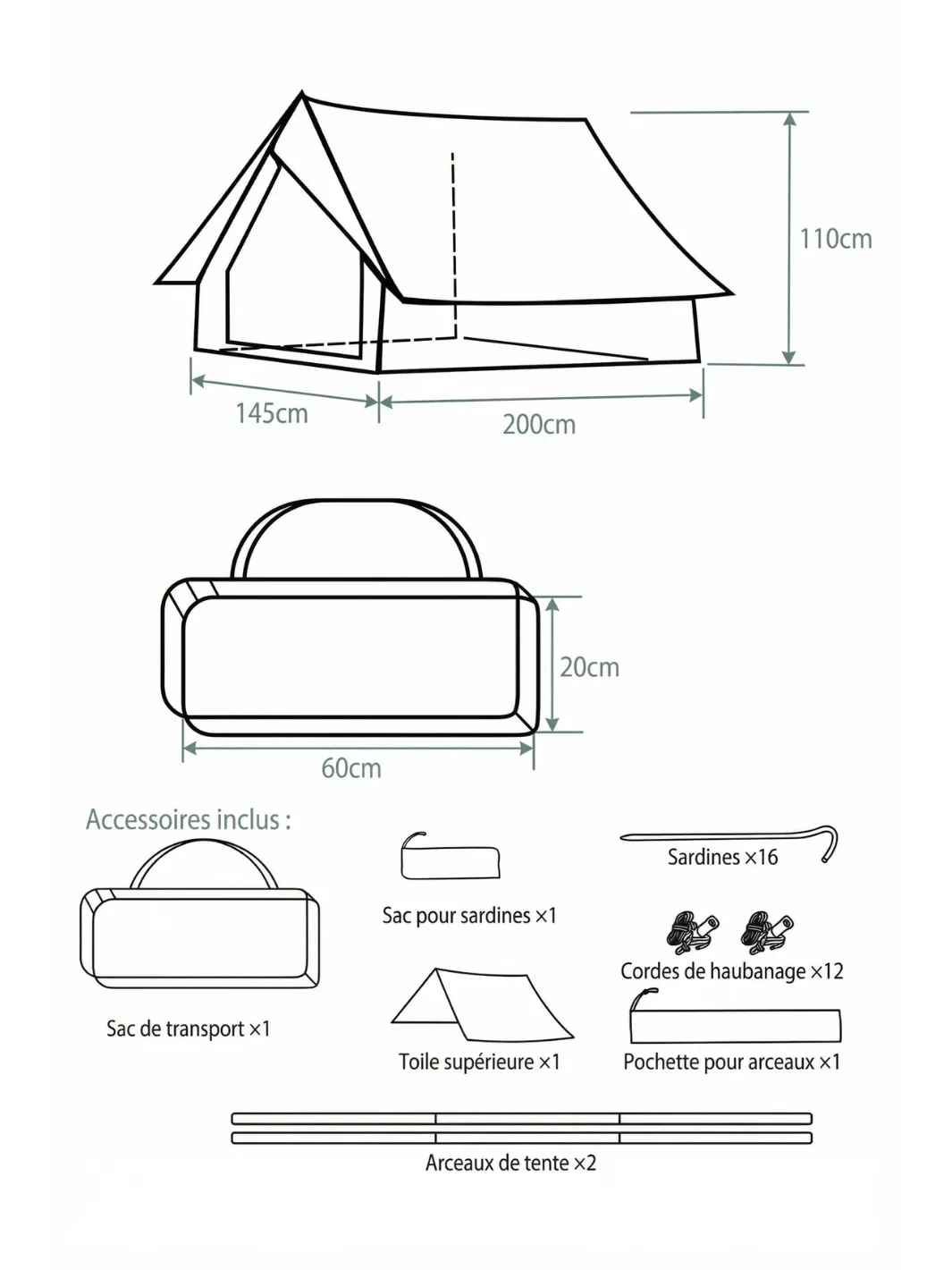 Tente canadienne militaire | Robustesse 4 saisons