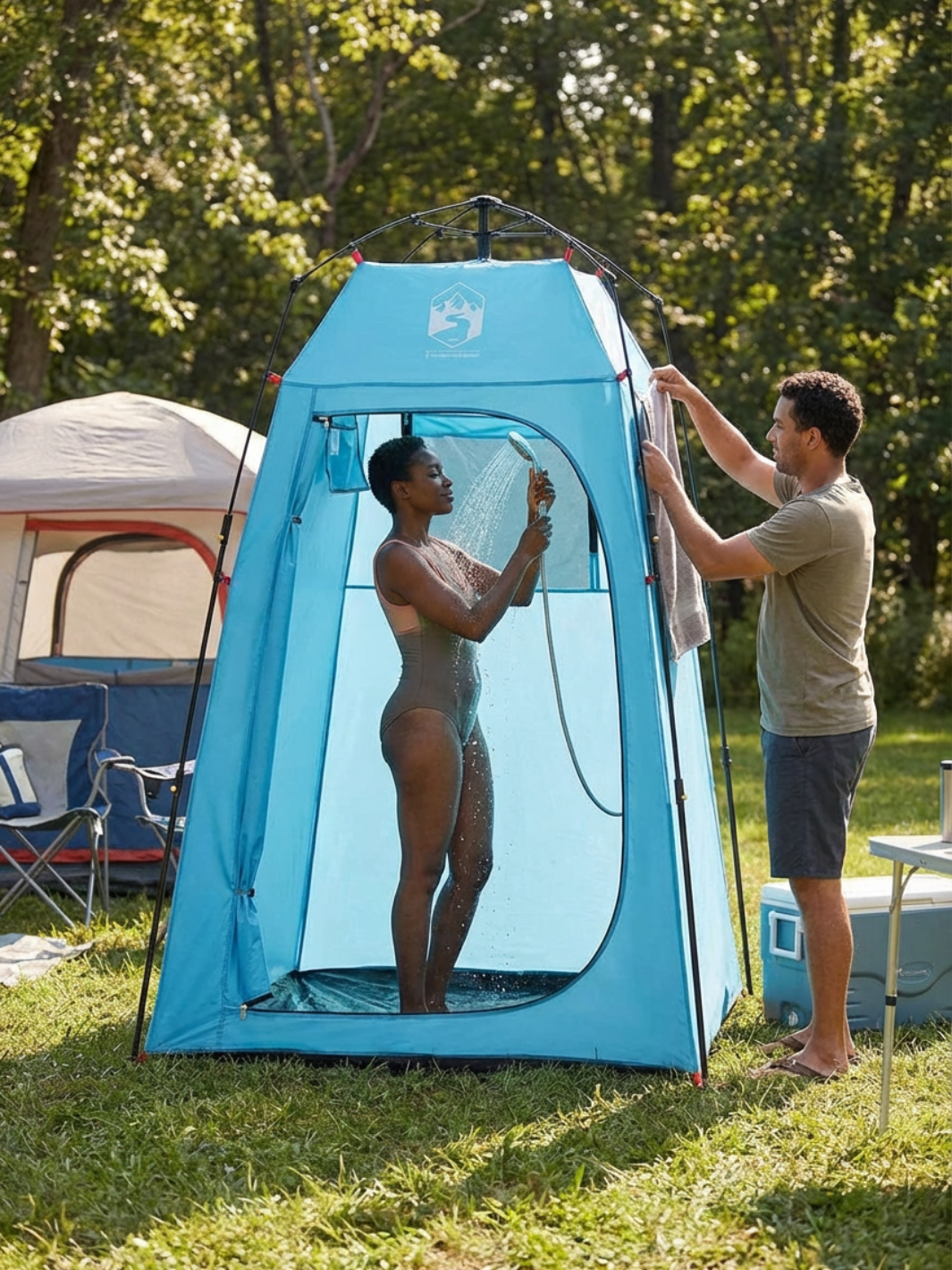 Tente d'intimité douche | Confort privé au camping