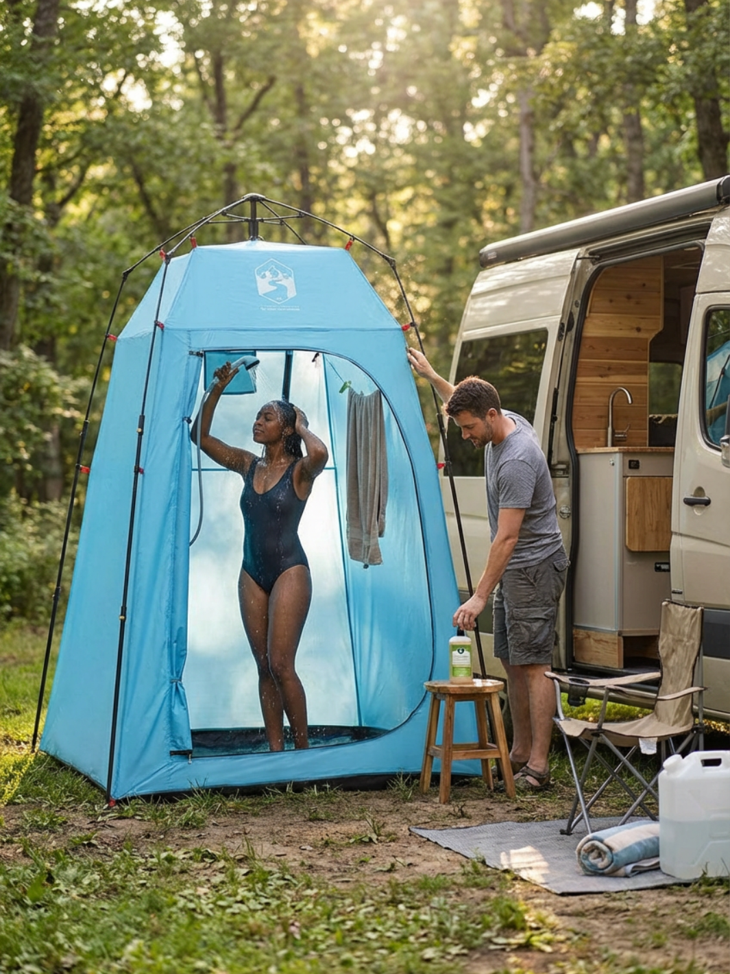 Tente d'intimité douche | Confort privé au camping
