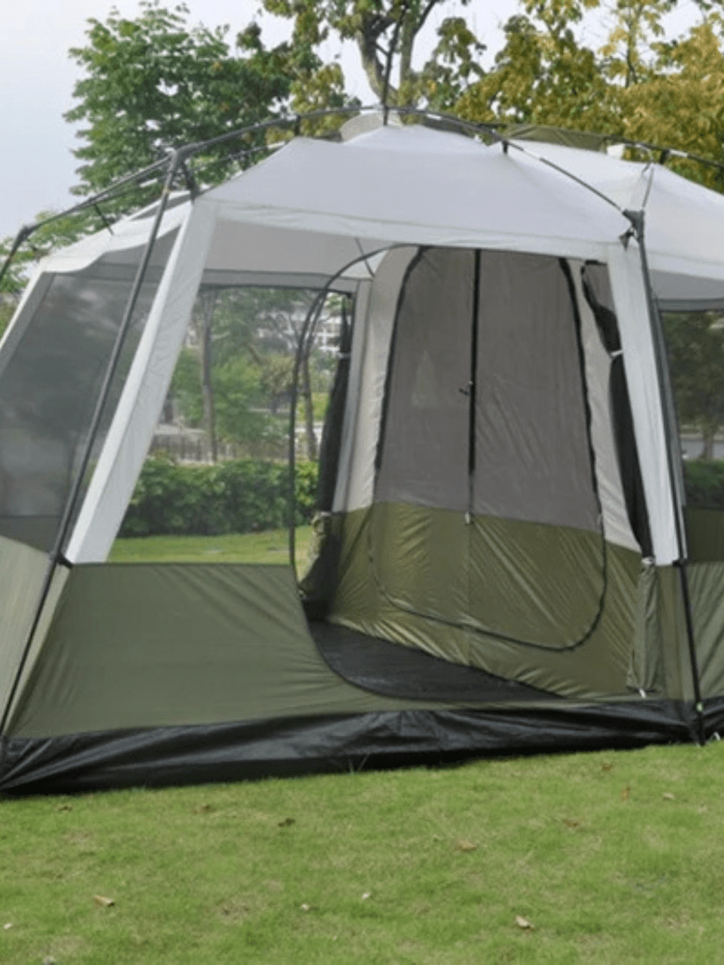tente de camping 2 chambres