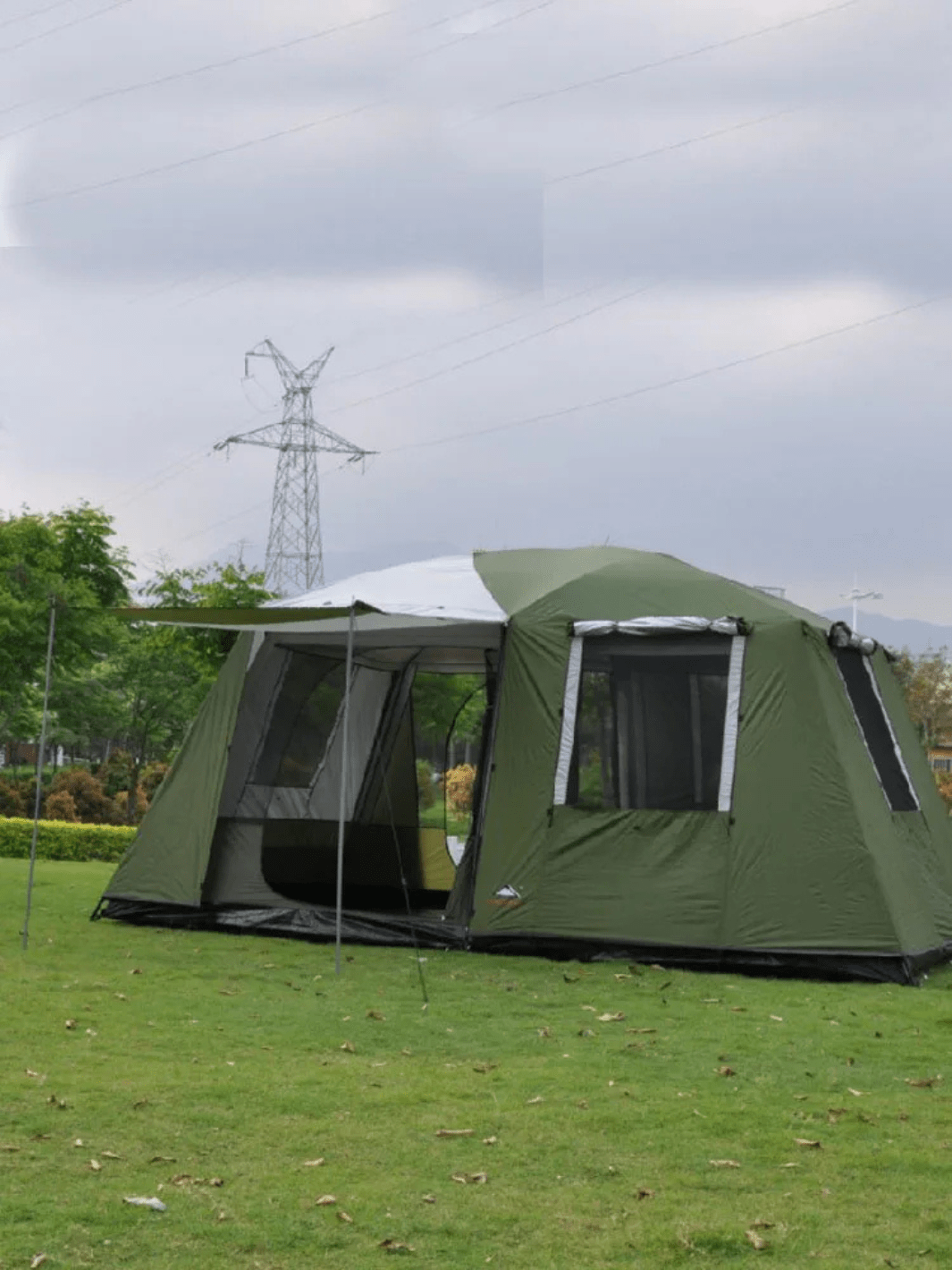 tente de camping 2 chambres