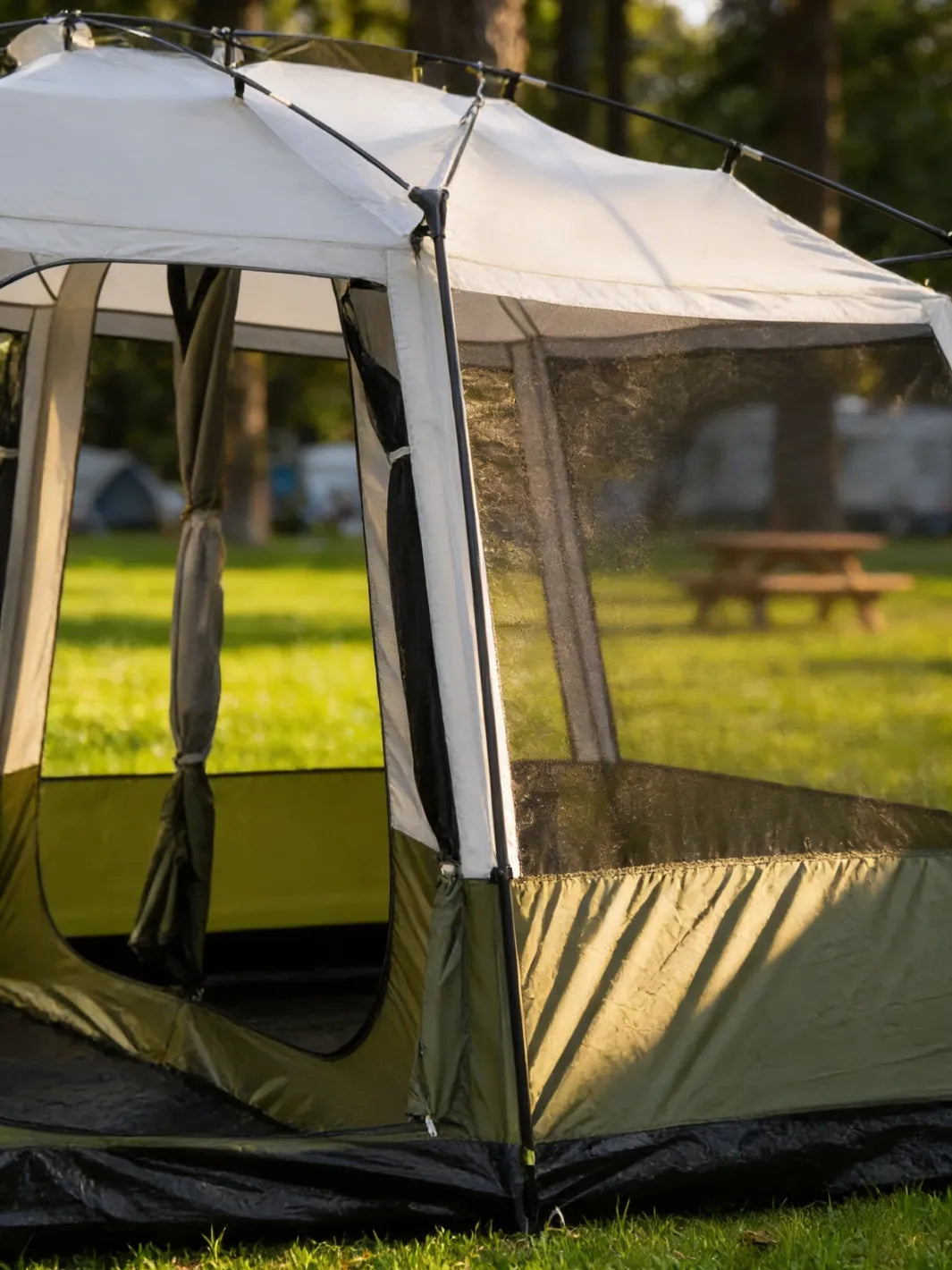 Tente de camping 2 chambres | MODULABLE 6 À 12 PERSONNES