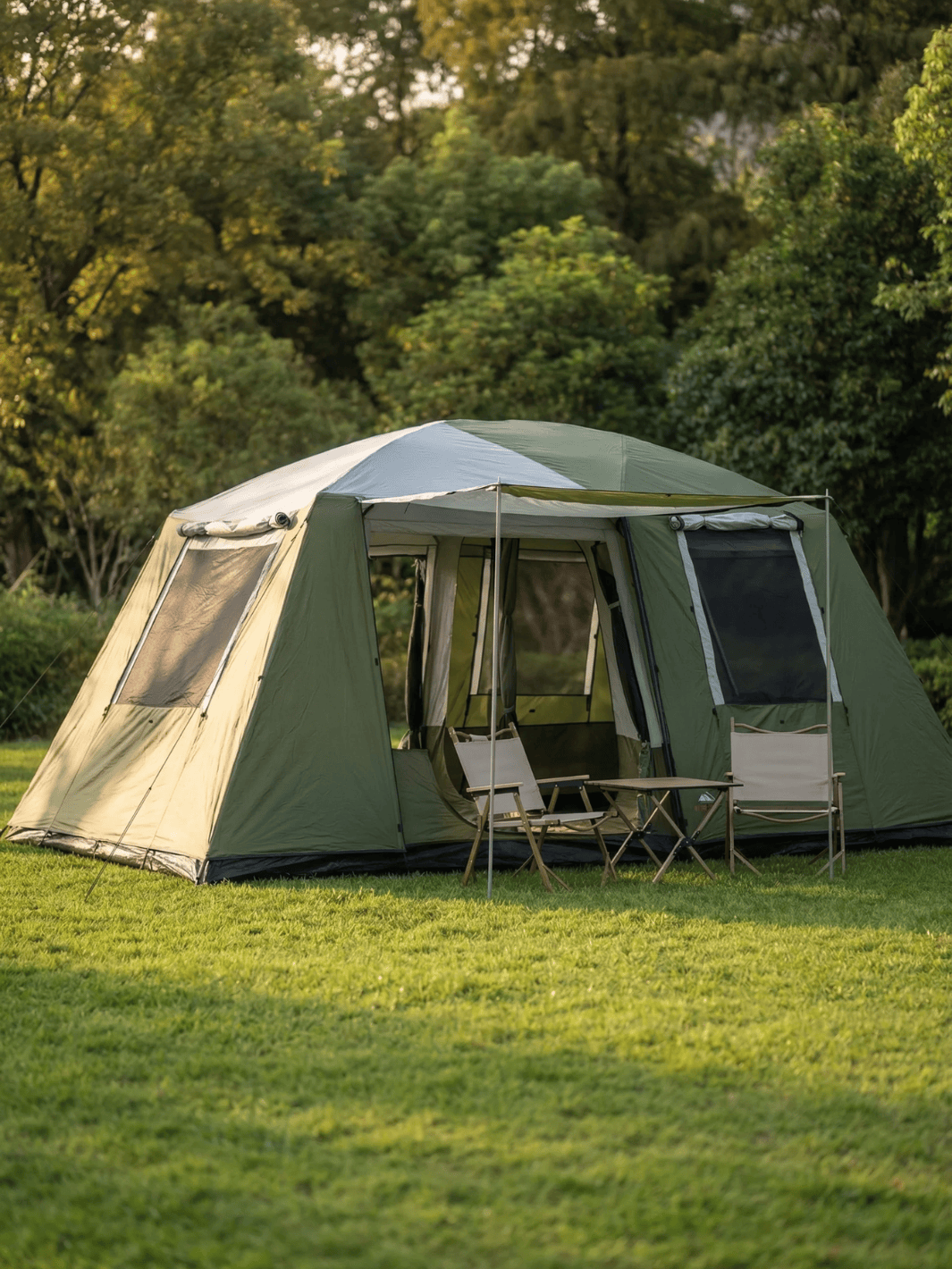 Tente de camping 2 chambres | MODULABLE 6 À 12 PERSONNES