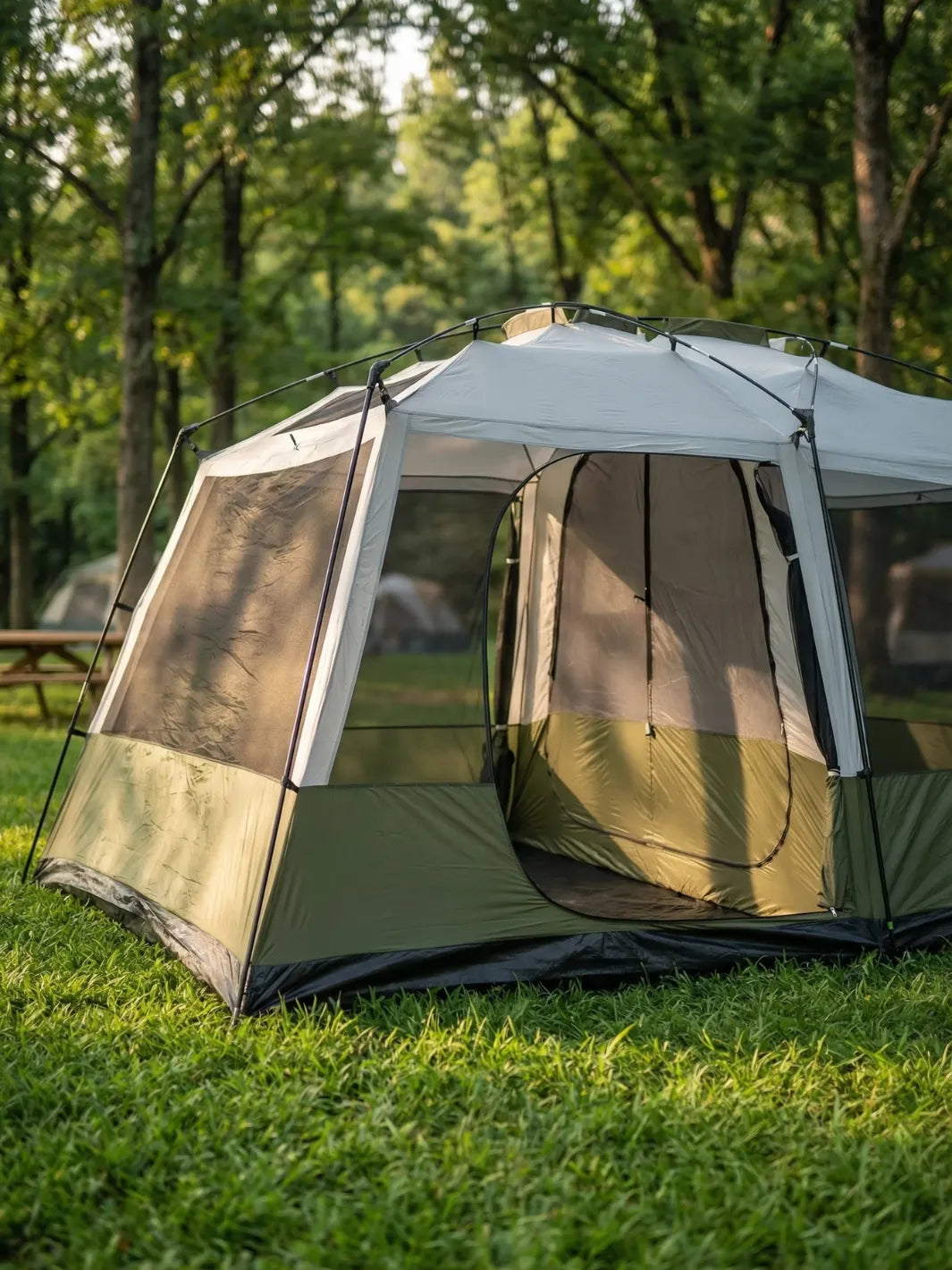 Tente de camping 2 chambres | MODULABLE 6 À 12 PERSONNES