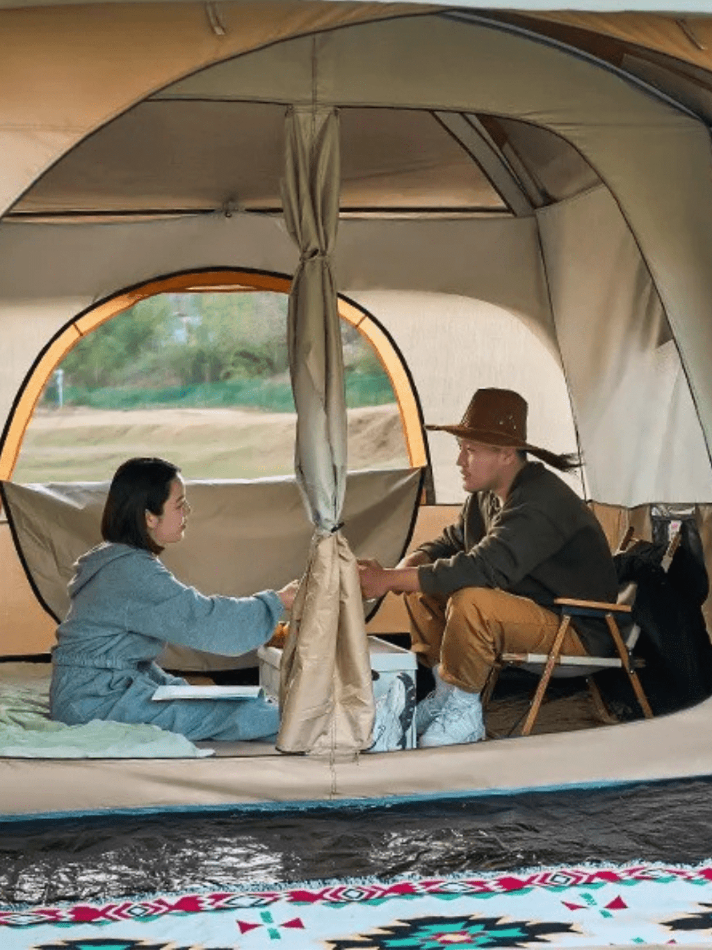 tente de camping 4 places 2 chambres