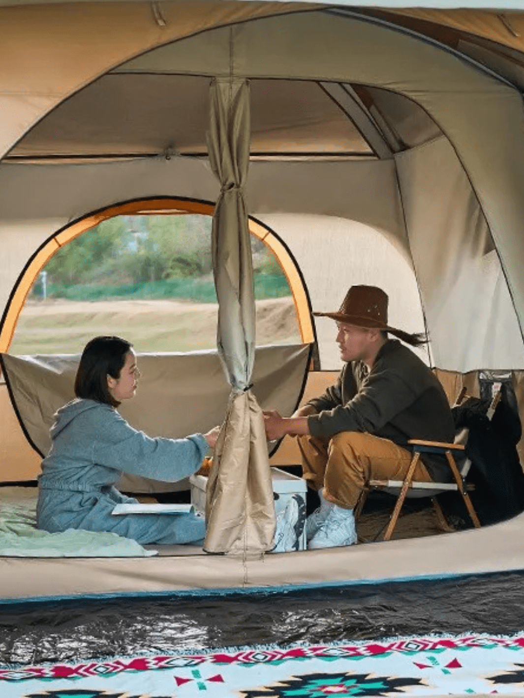 tente de camping 4 places 2 chambres
