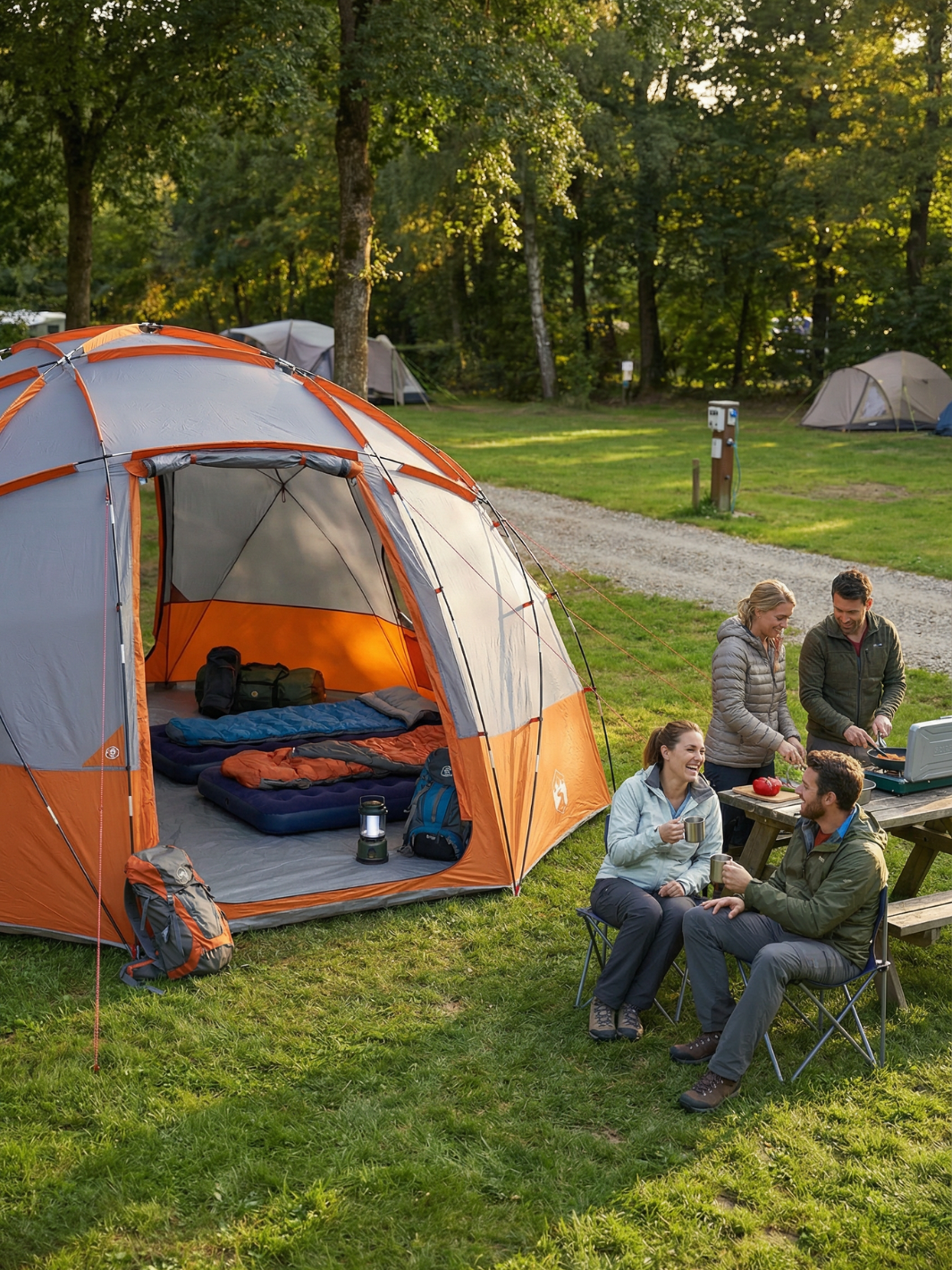 Tente De Camping en dome | Espace & confort nature