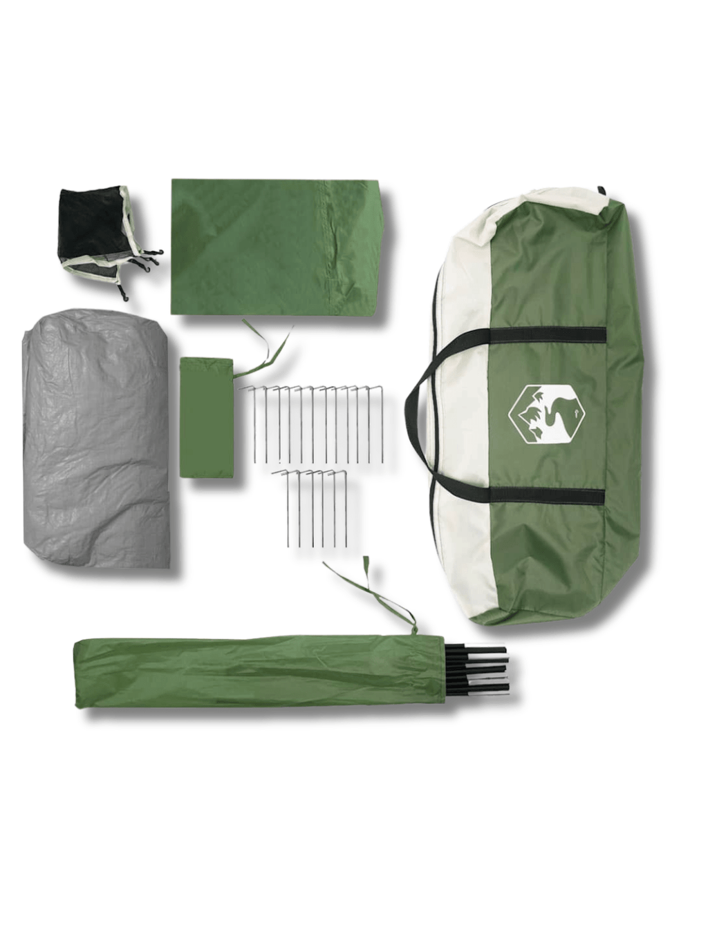 tente de camping familiale