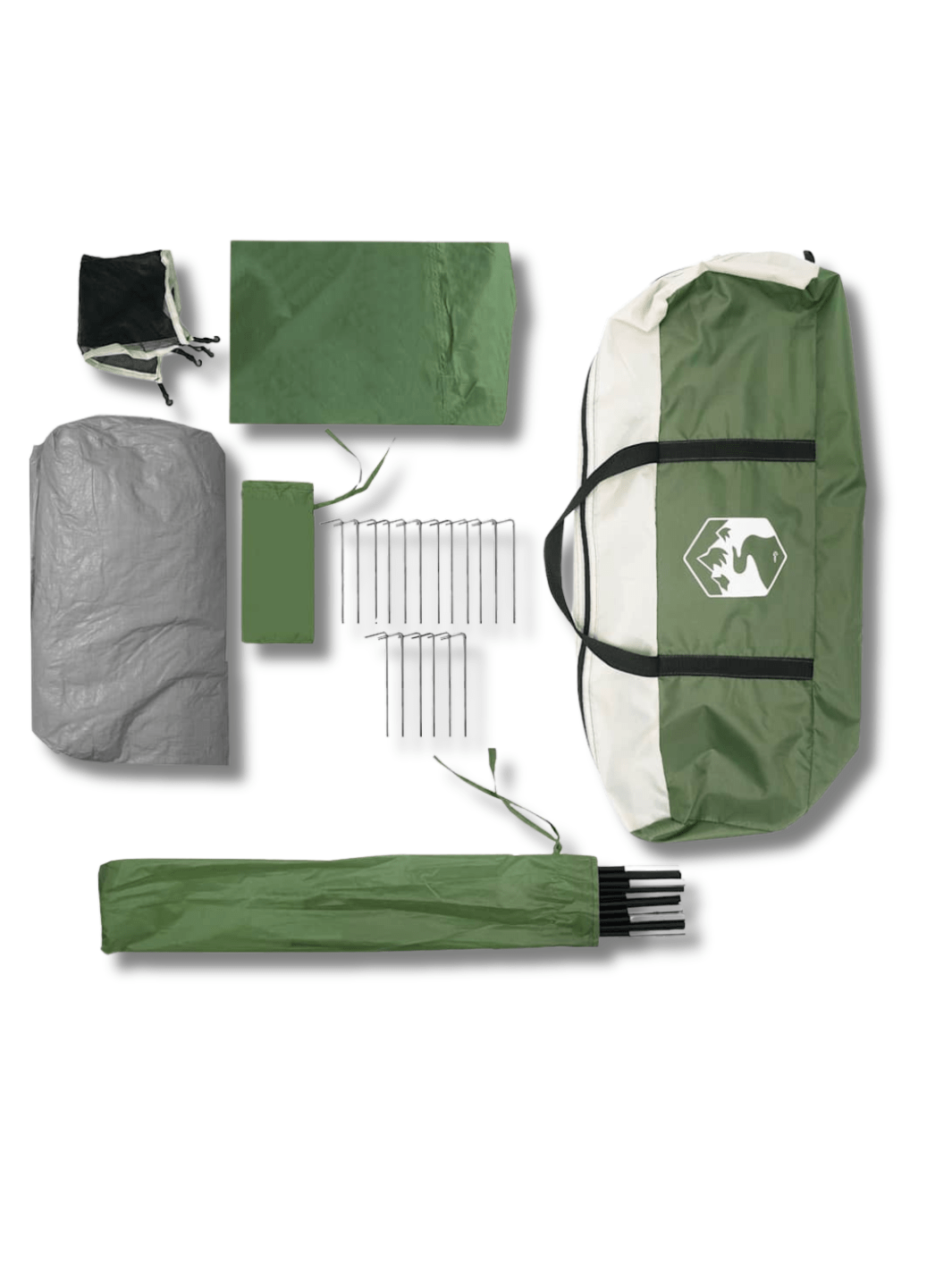 tente de camping familiale