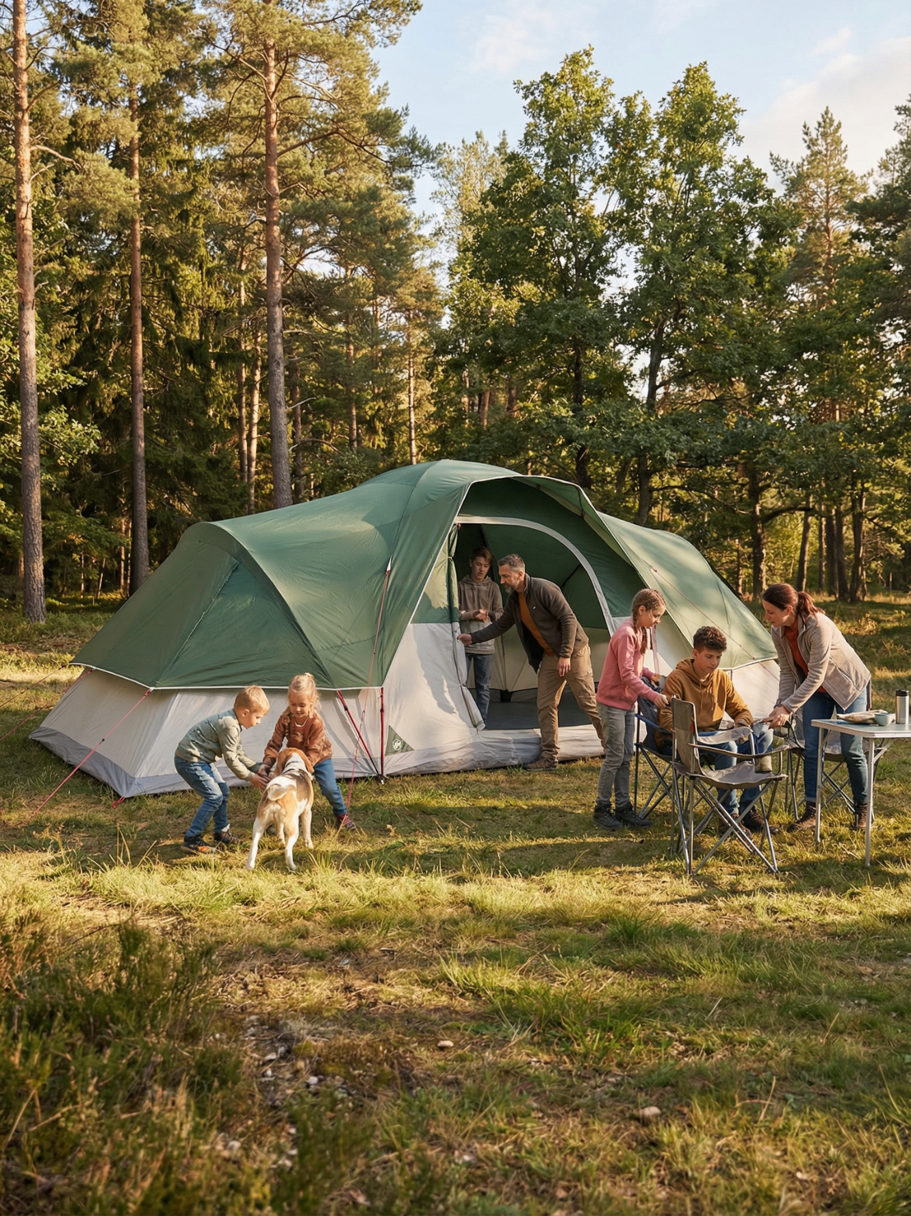 Tente de camping familiale | spacieuse et étanche