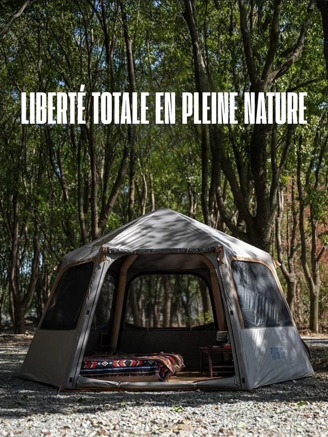 tente de camping gonflable