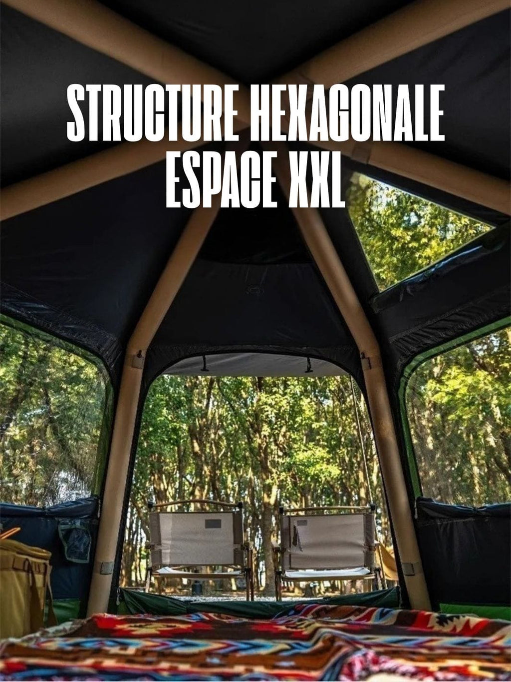 tente de camping gonflable