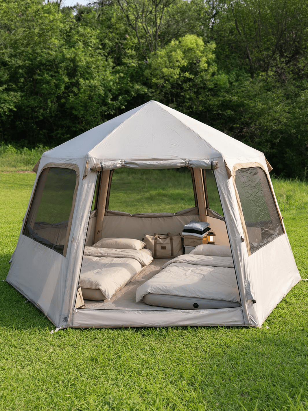 Tente de camping gonflable | montage très rapide