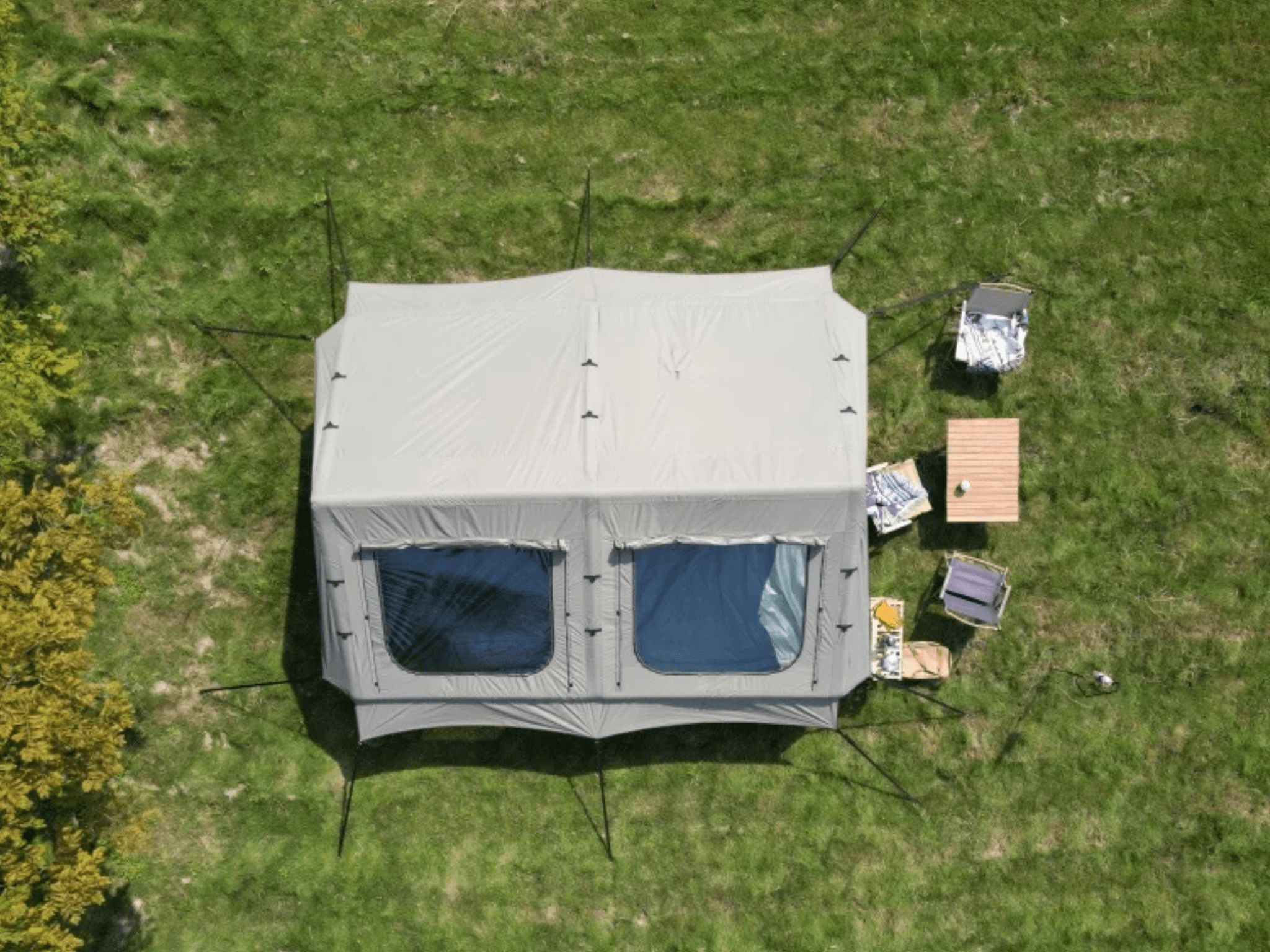 tente de camping gonflable 6 personnes