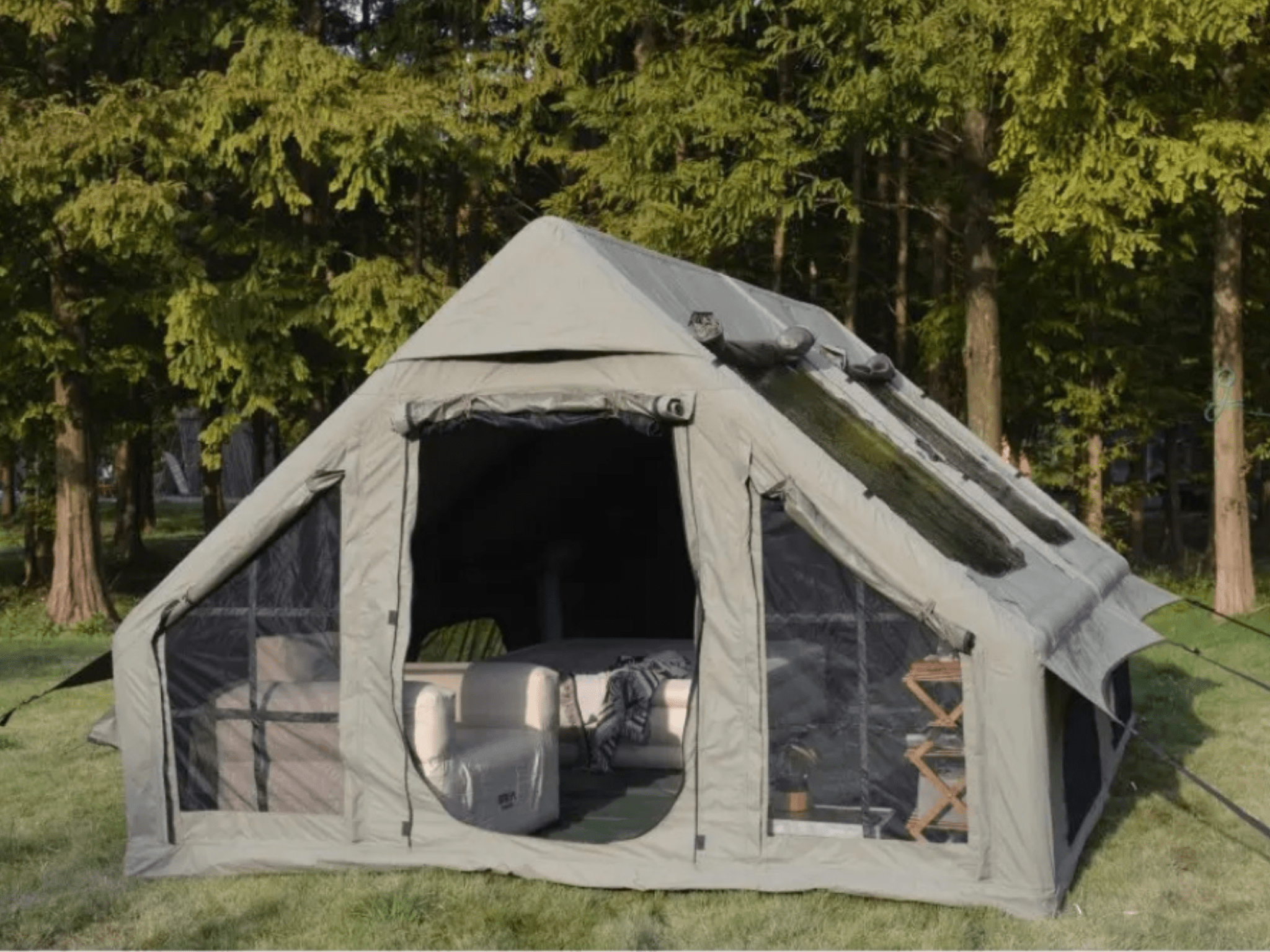 tente de camping gonflable 6 personnes