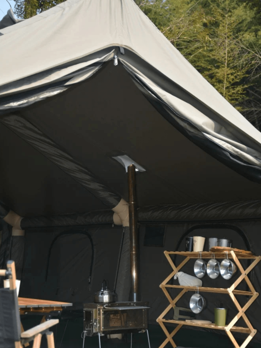 tente de camping gonflable 6 personnes