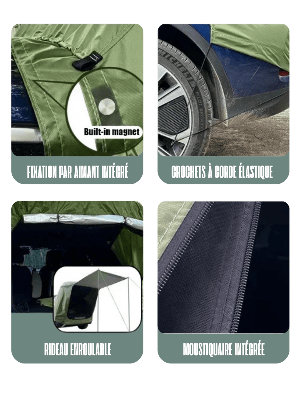 tente de coffre de voiture