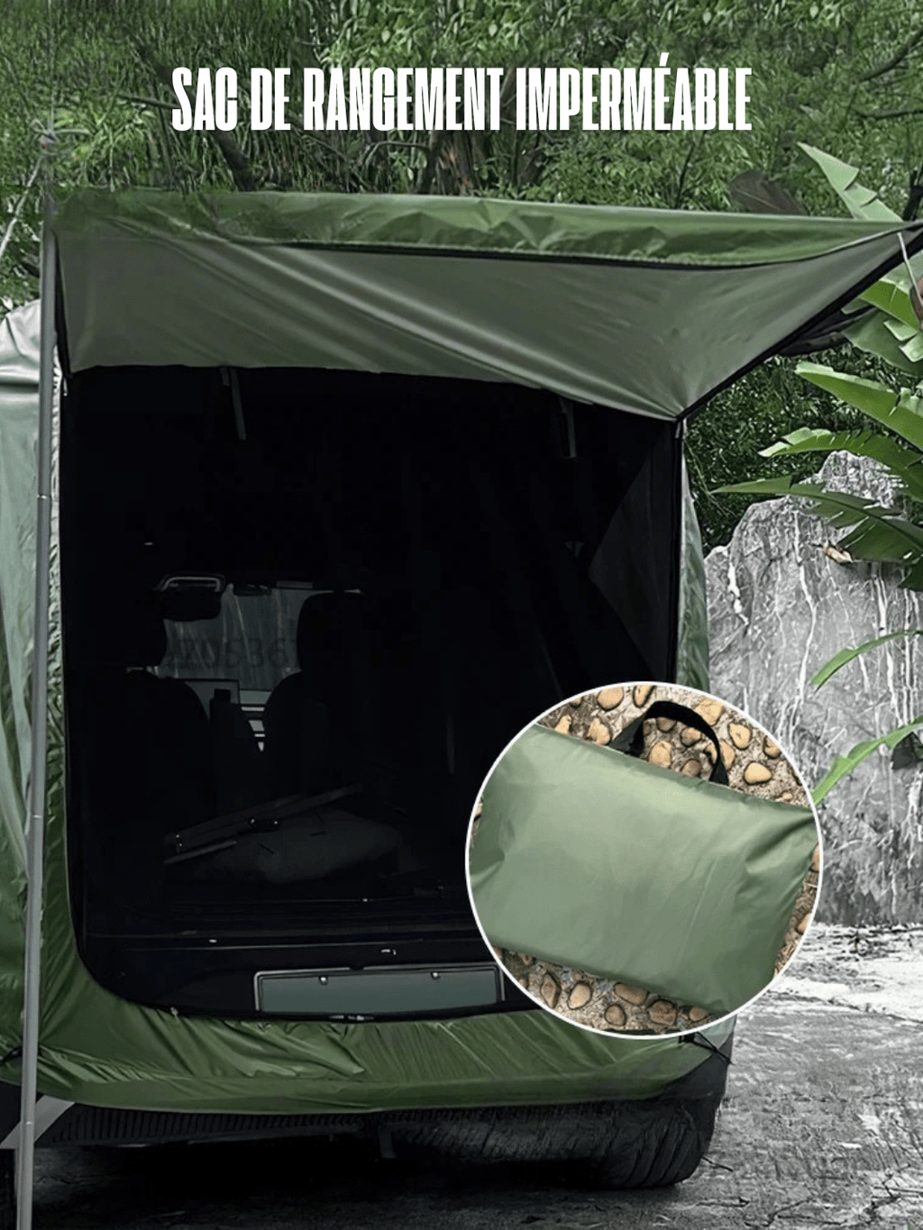 tente de coffre de voiture