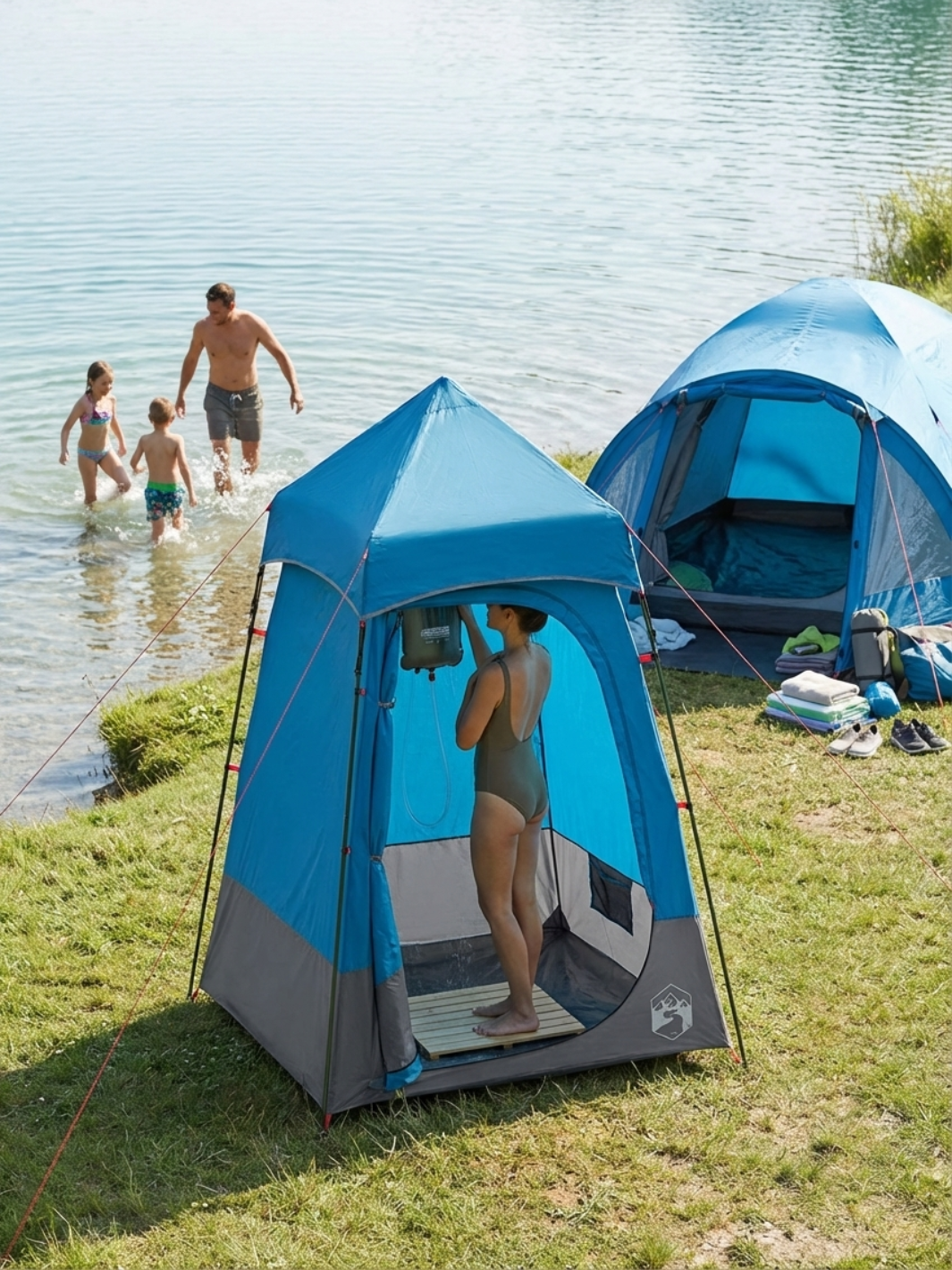 Tente de douche toilette | Intimité tout-en-un