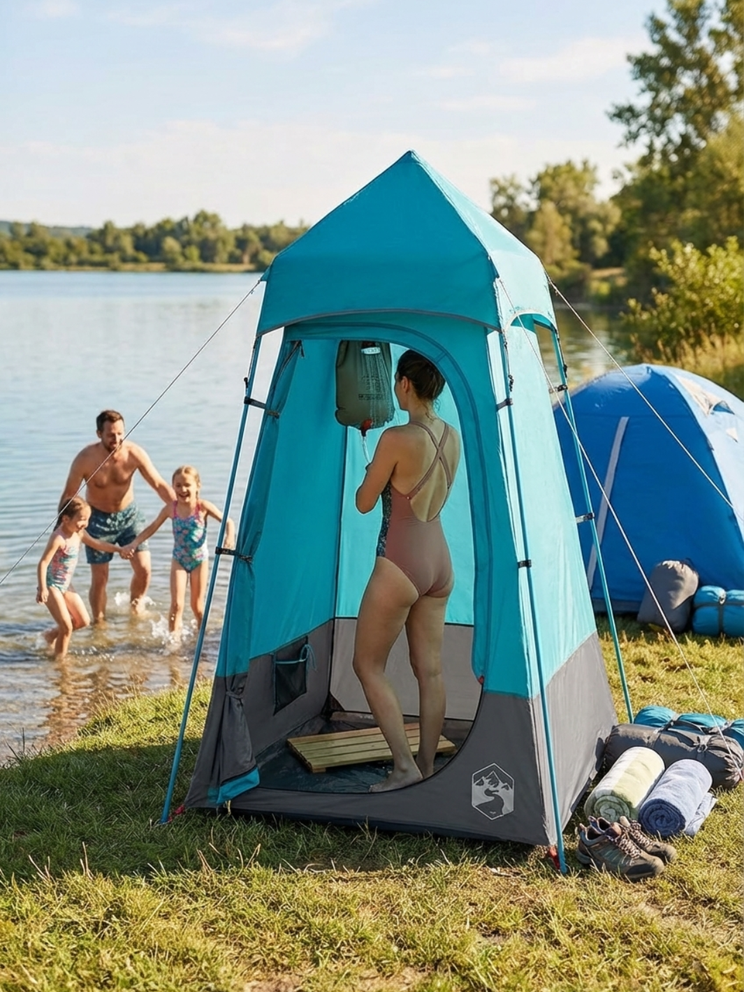 Tente de douche toilette | Intimité tout-en-un