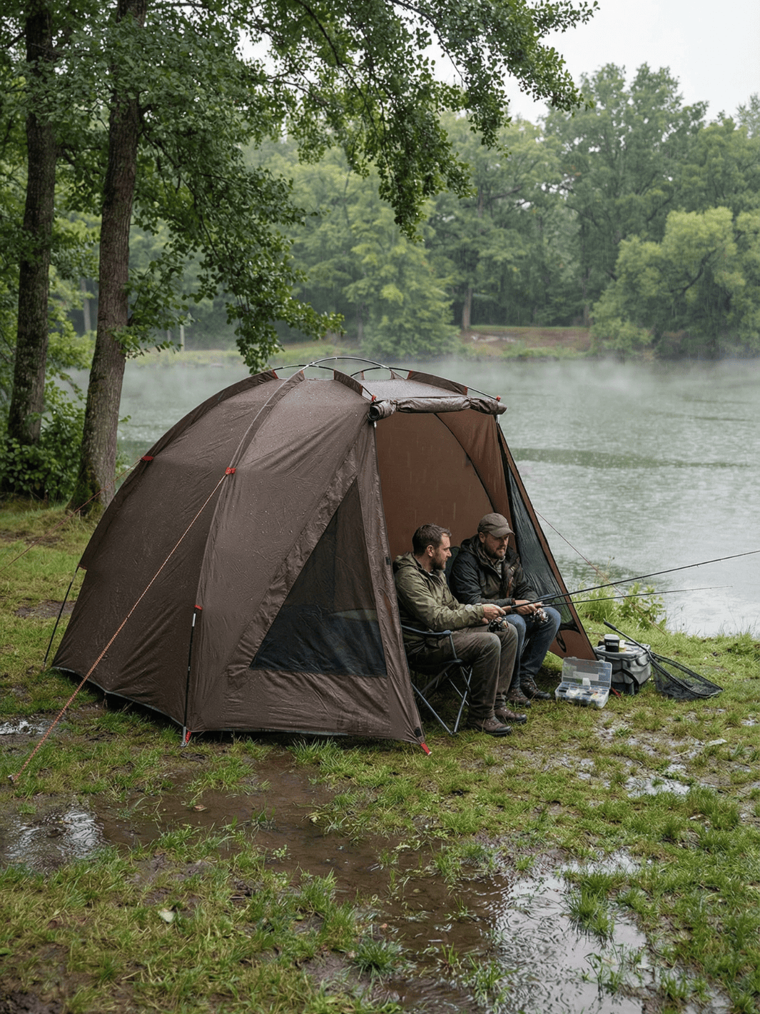 Tente de pêche coupe-vent | Abri fiable de pêche