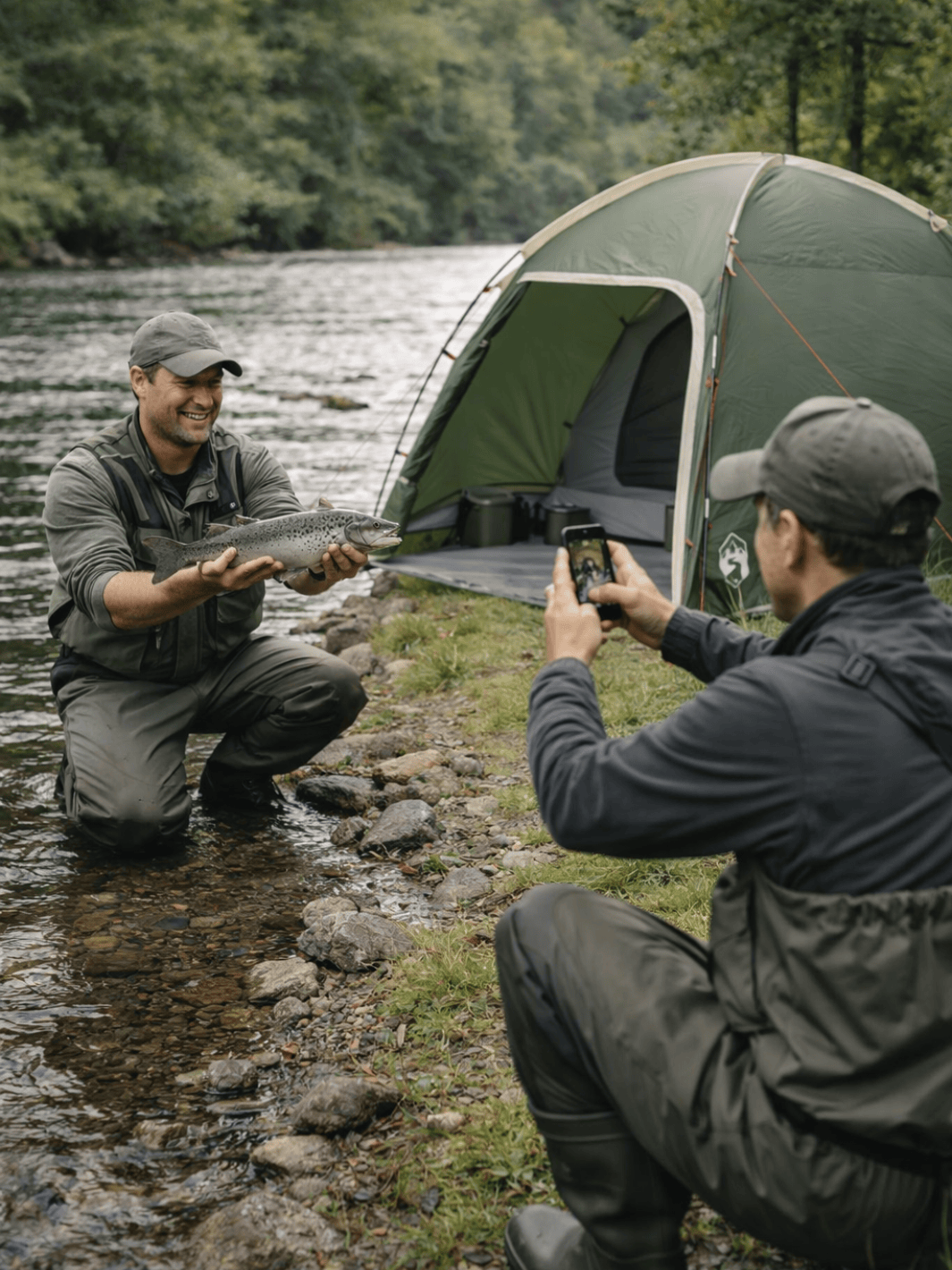Tente de peche dome | Abri moderne et pratique