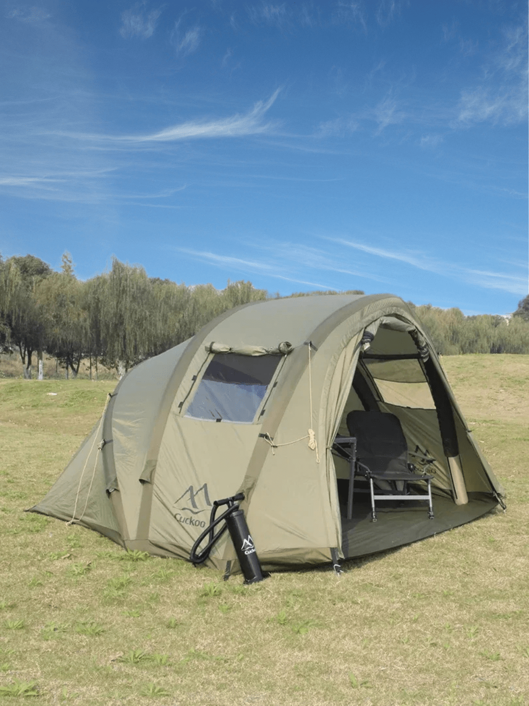 tente de peche gonflable