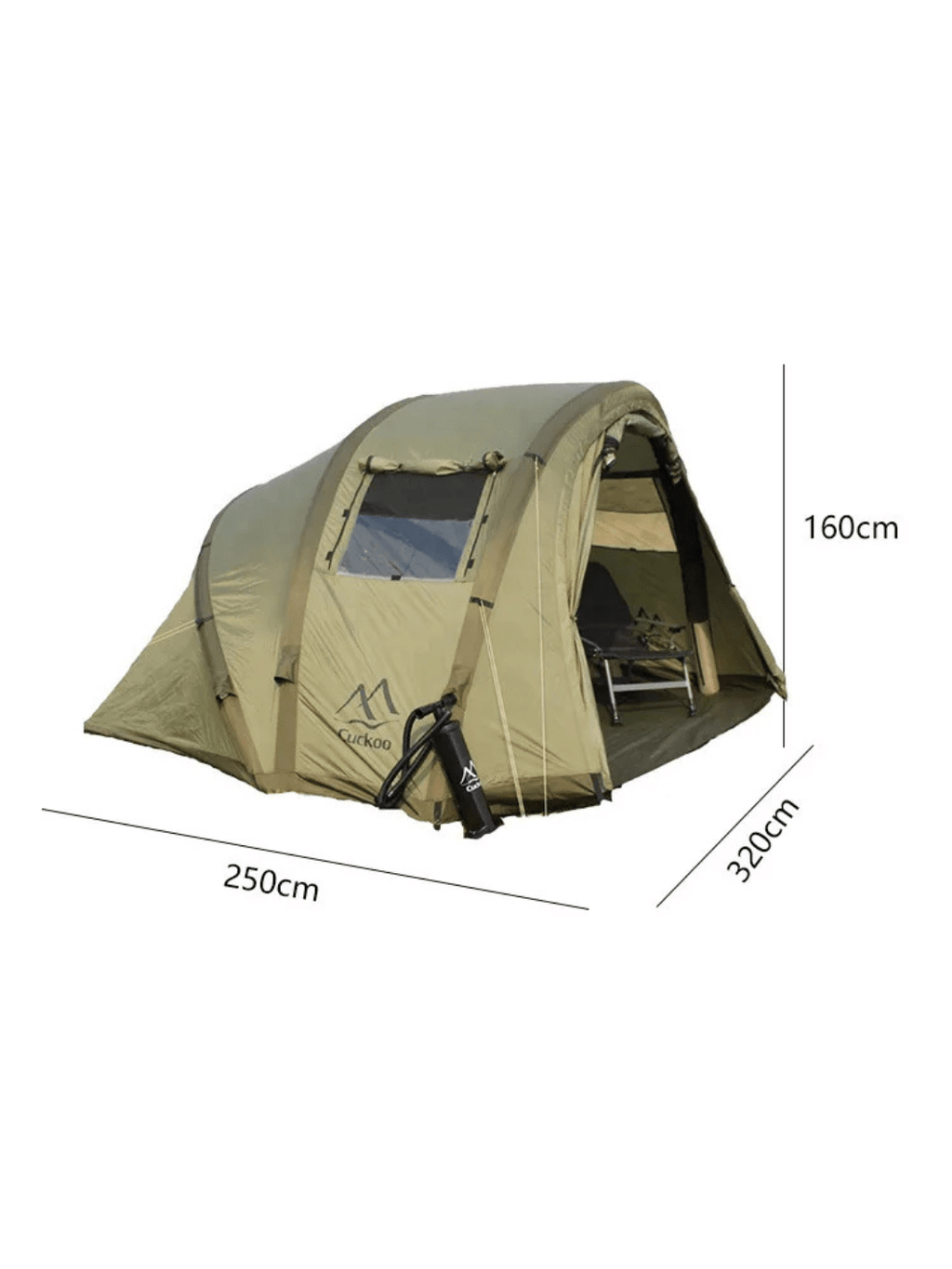 tente de peche gonflable