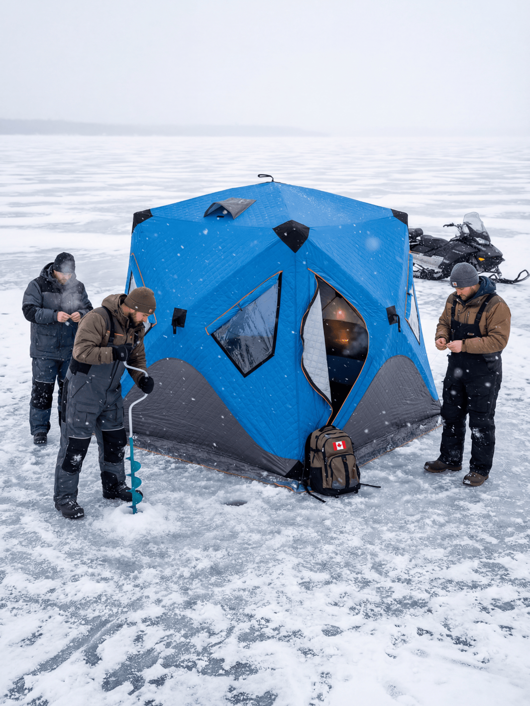 tente pour camping hiver Tente de peche sur glace