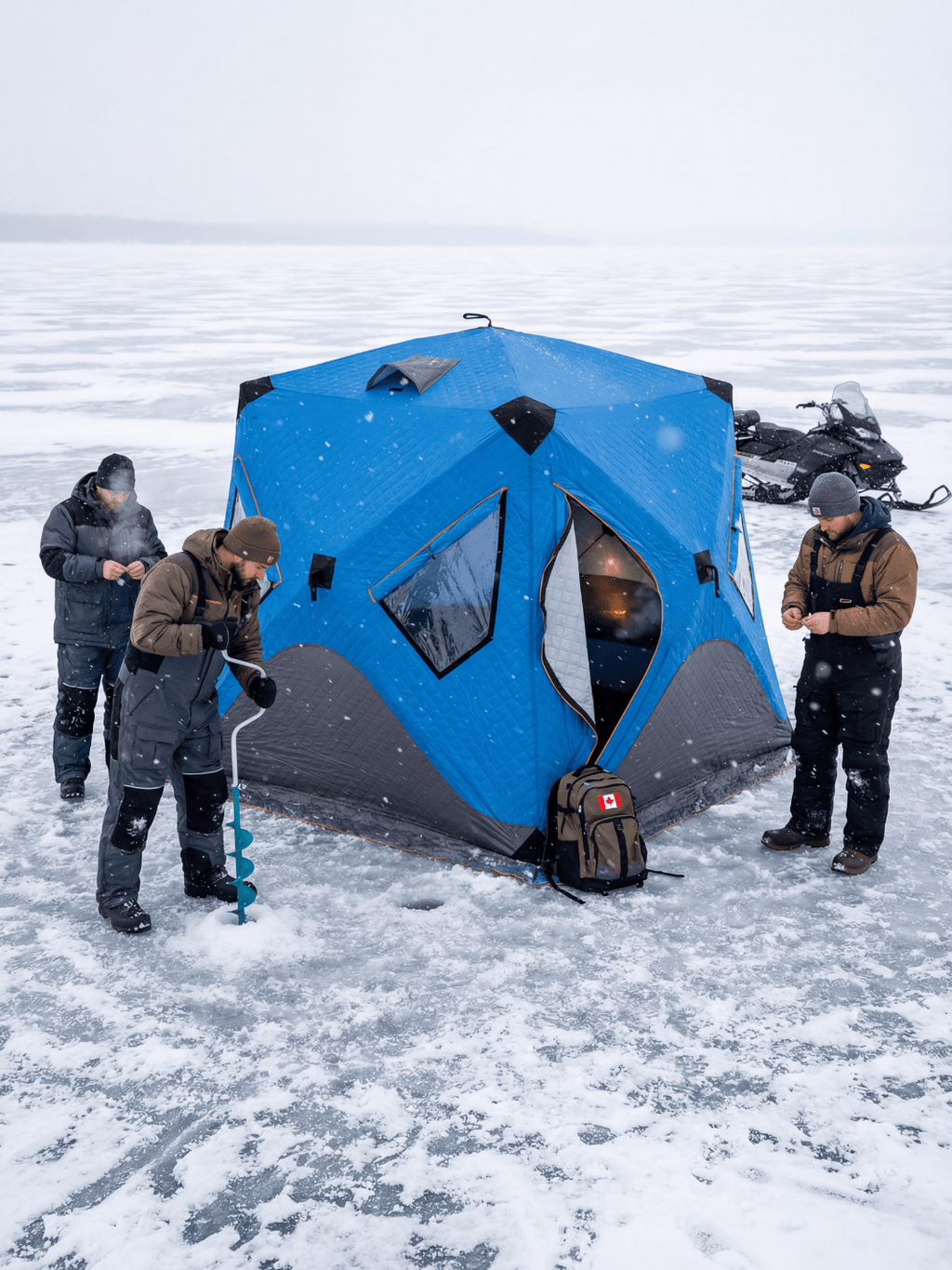 tente de peche sur glace