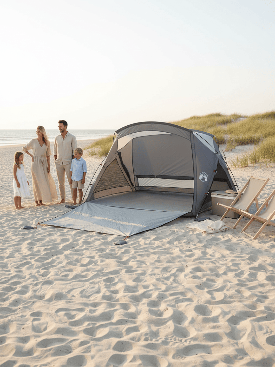Tente de plage adulte XL | Confort et ombre estivale