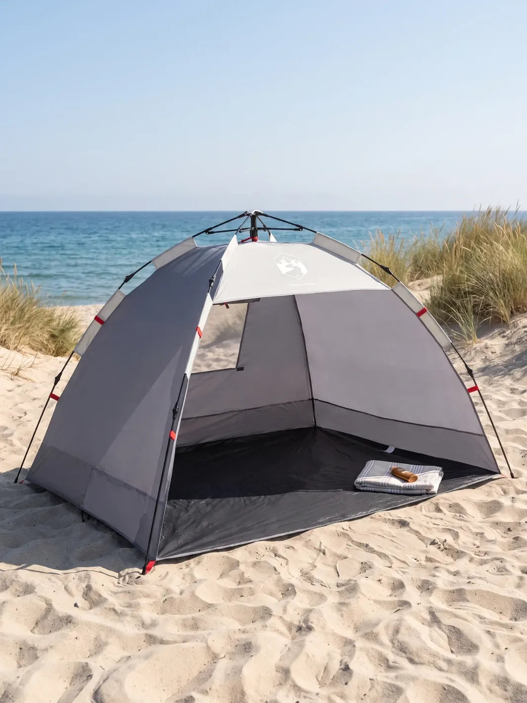 Tente de plage anti uv | 2 PERSONNES PROTECTION UPF 50+
