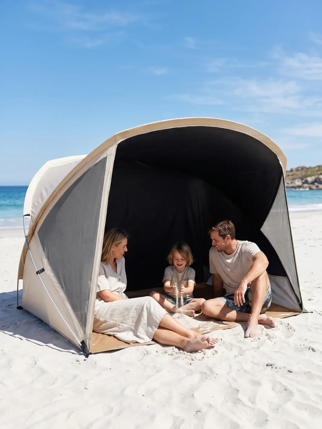 Tente de plage anti UV adulte | FRAÎCHEUR GARANTIE