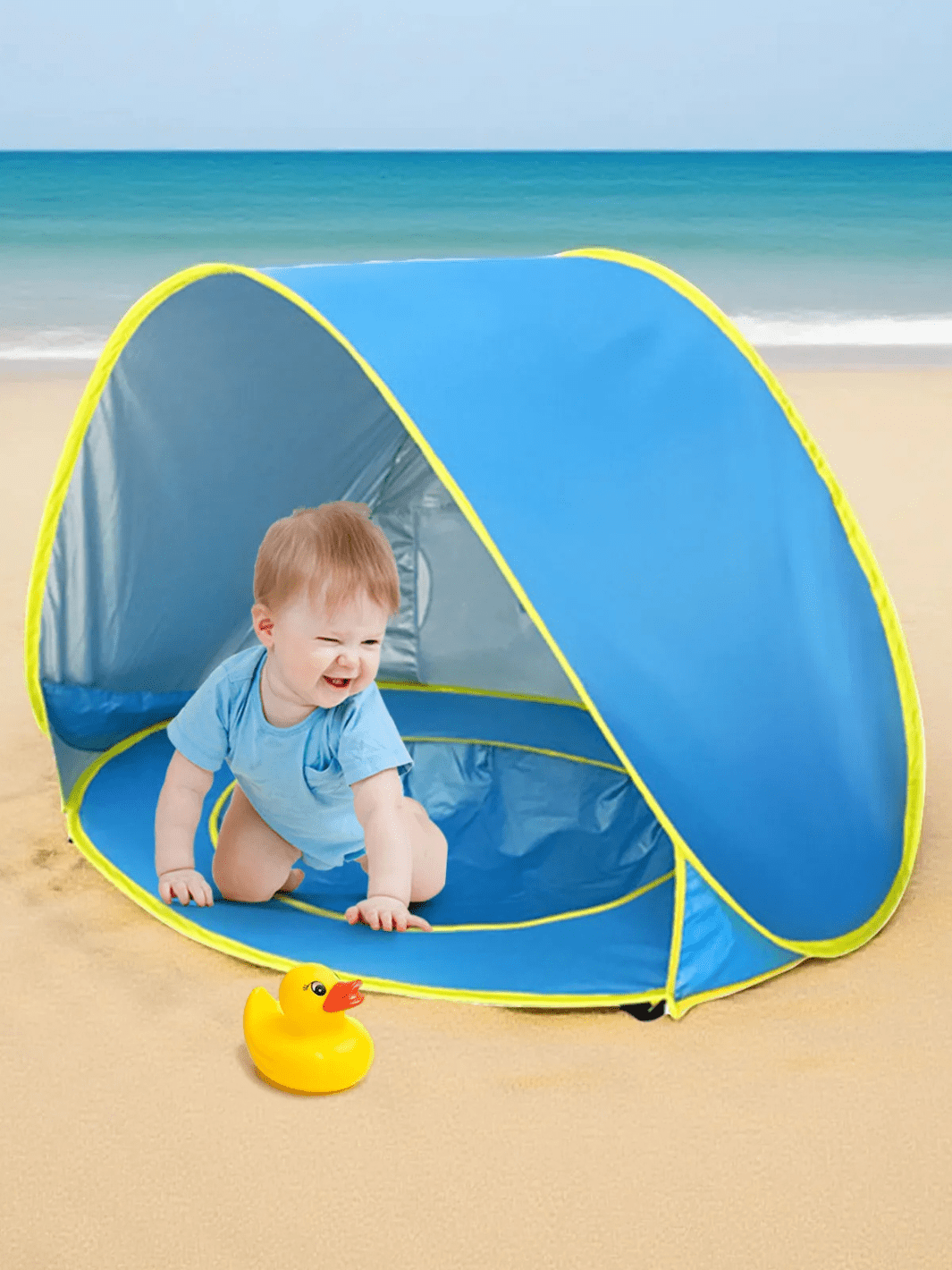 tente de plage avec piscine